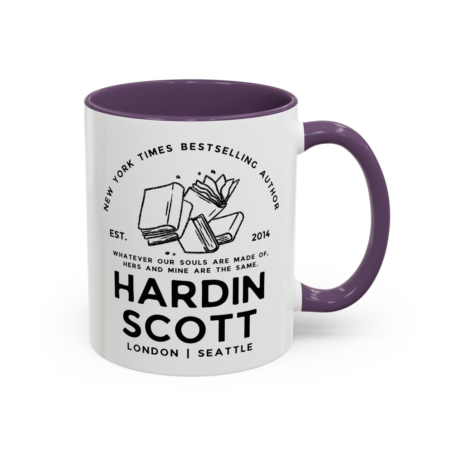 Hardin Scott After Series Book Coffee Mug Colored Handle