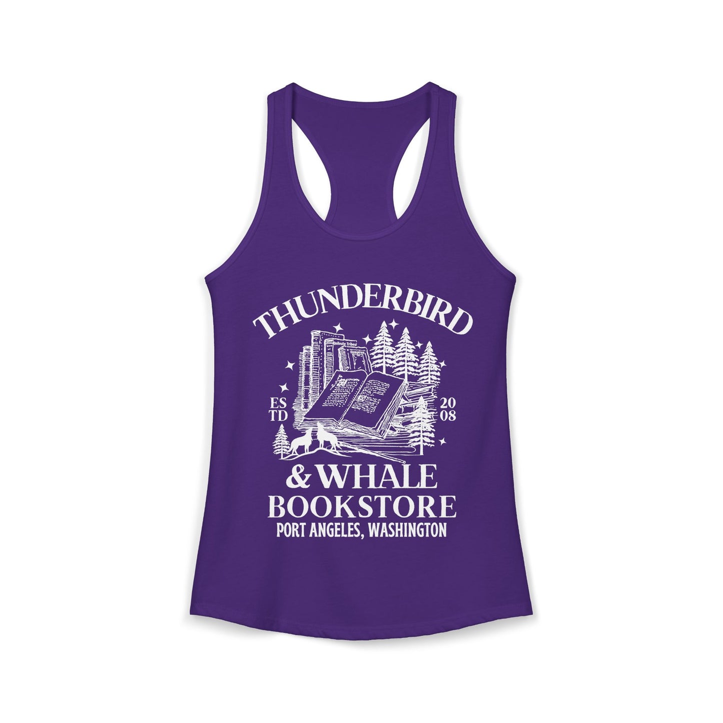 Thunderbird & Whale Bookstore Tank Top