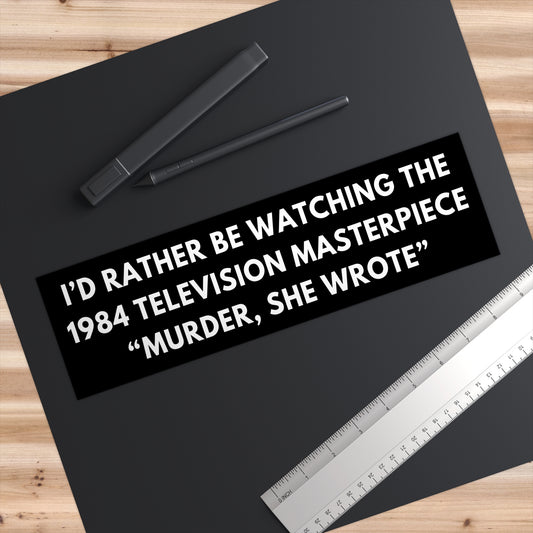 Murder, She Wrote Sticker