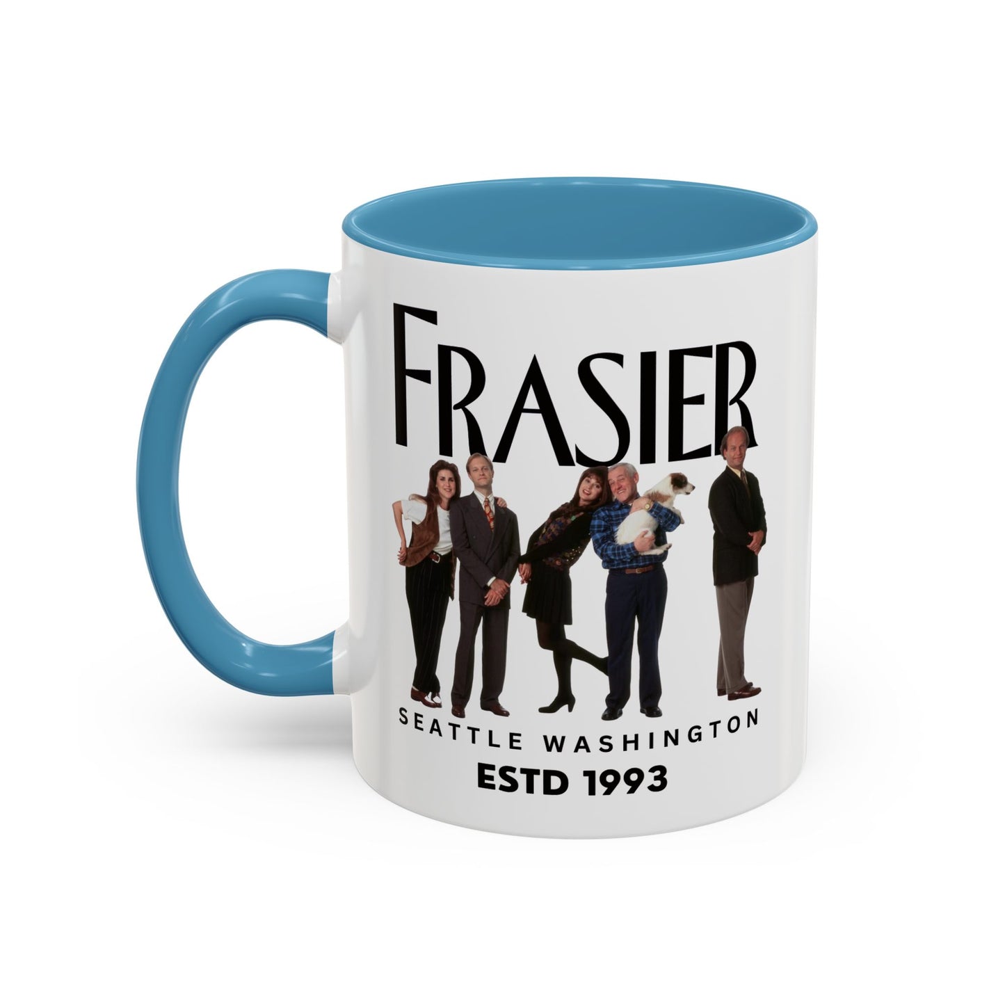 Radio Psychiatrist Coffee Mug Colored Handle 11oz