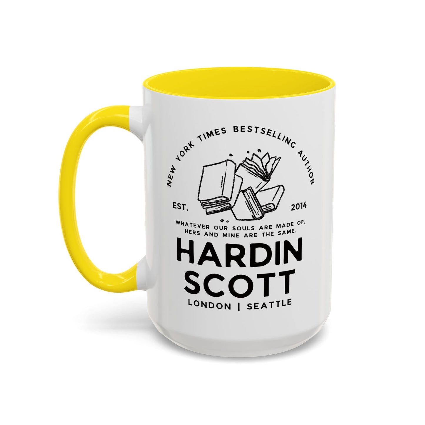 Hardin Scott After Series Book Coffee Mug Colored Handle
