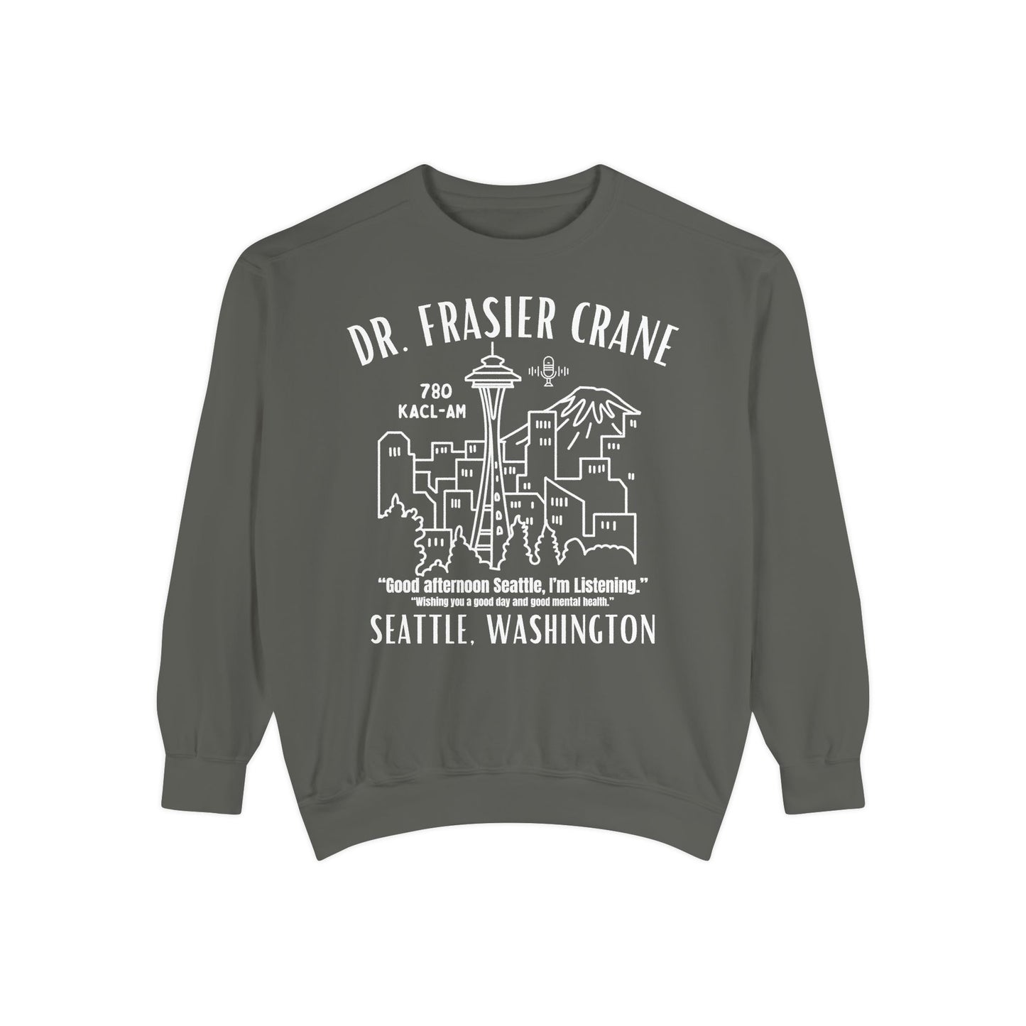 Comfort Colors® Seattle Radio Psychologist Sweatshirt