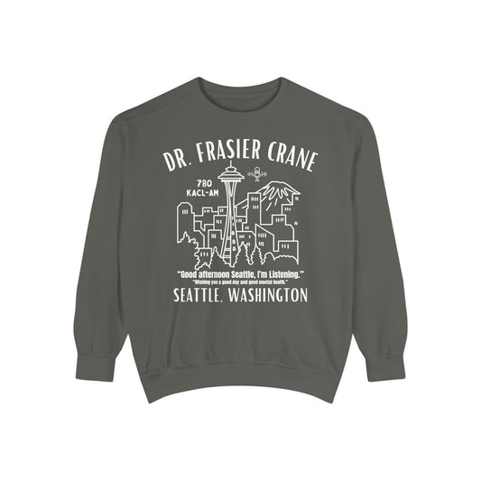 Comfort Colors® Seattle Radio Psychologist Sweatshirt