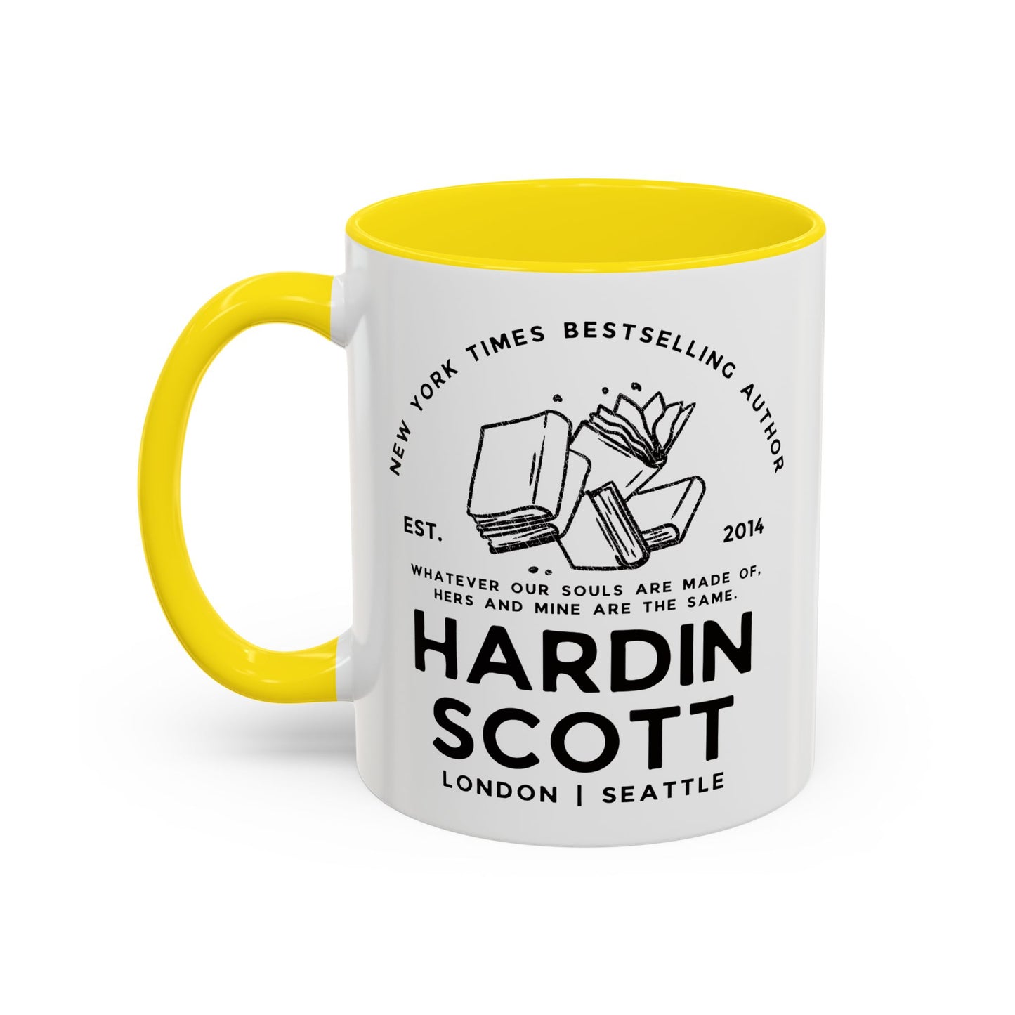 Hardin Scott After Series Book Coffee Mug Colored Handle
