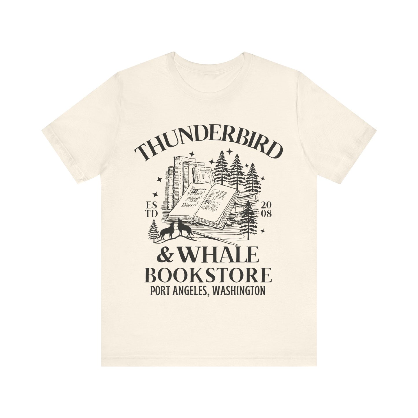 Thunderbird & Whale Bookstore Shirt
