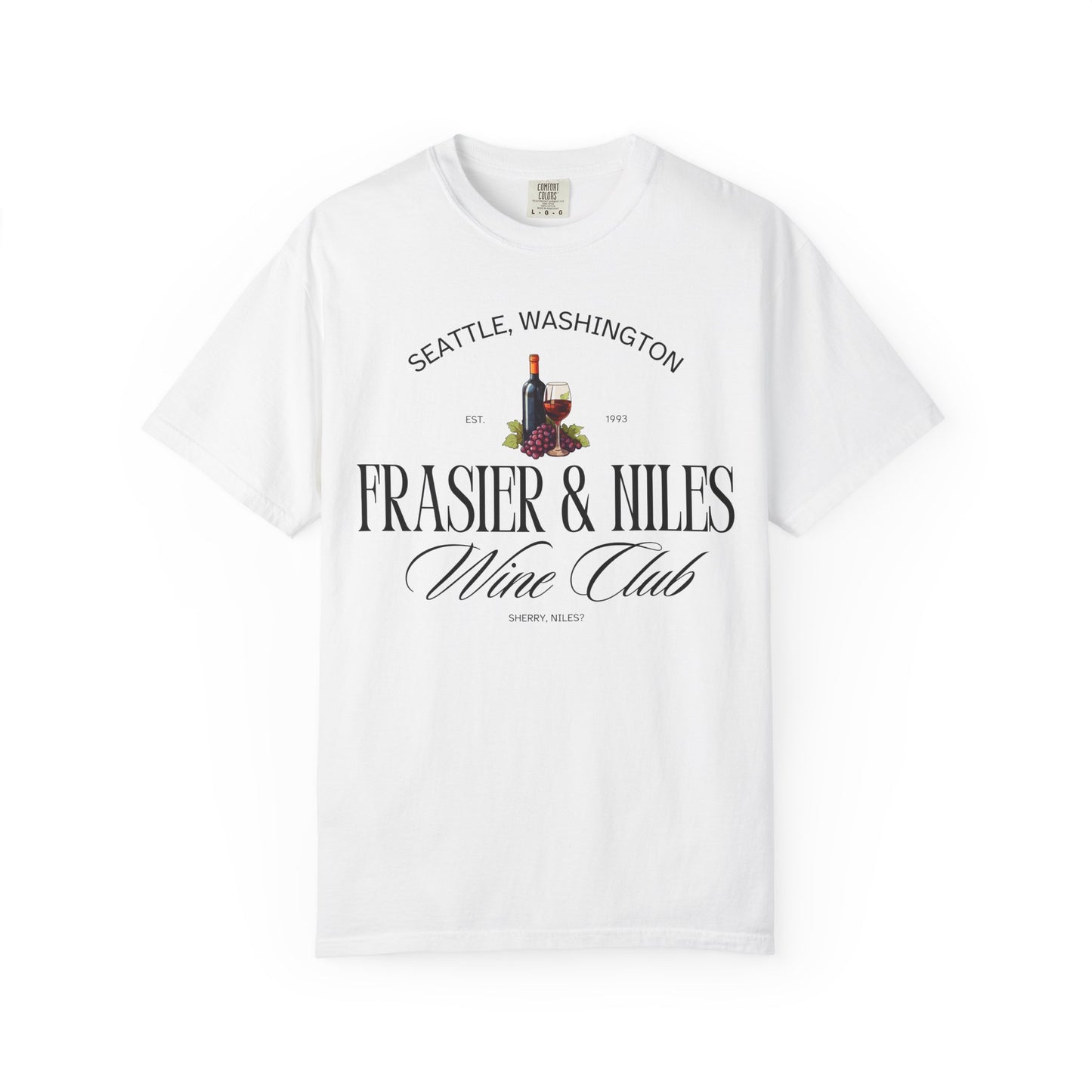 Comfort Colors® Frasier & Niles Wine Club Shirt
