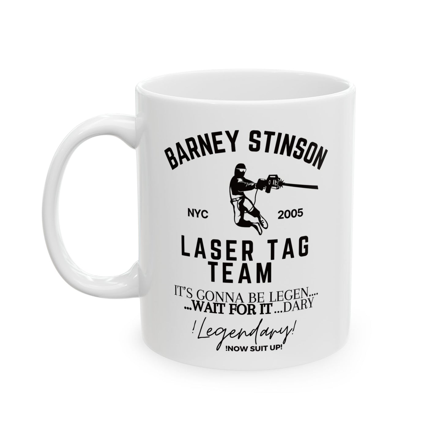 How I Met Your Mother TV Show - Barney Stinson Laser Tag Team Coffee Mug