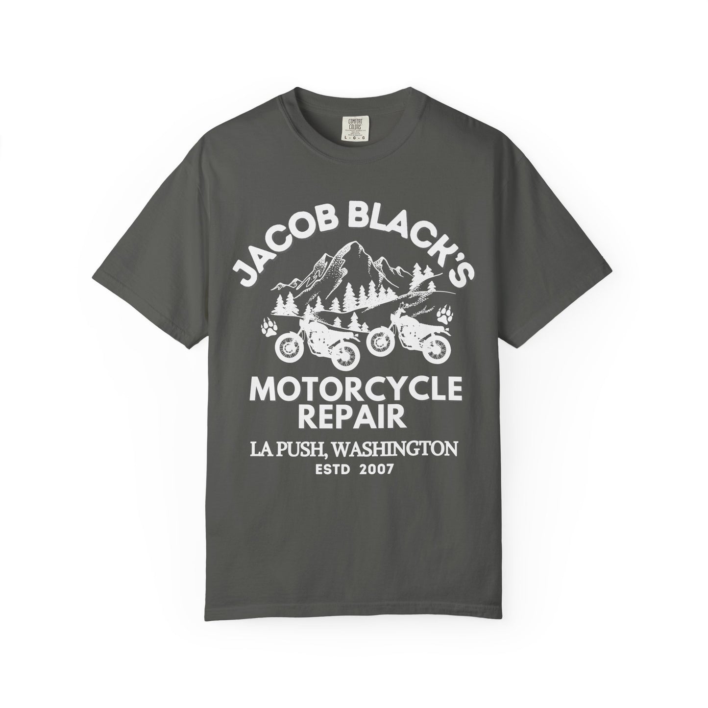 Comfort Colors® Jacob Black Motorcycle Repair Shirt