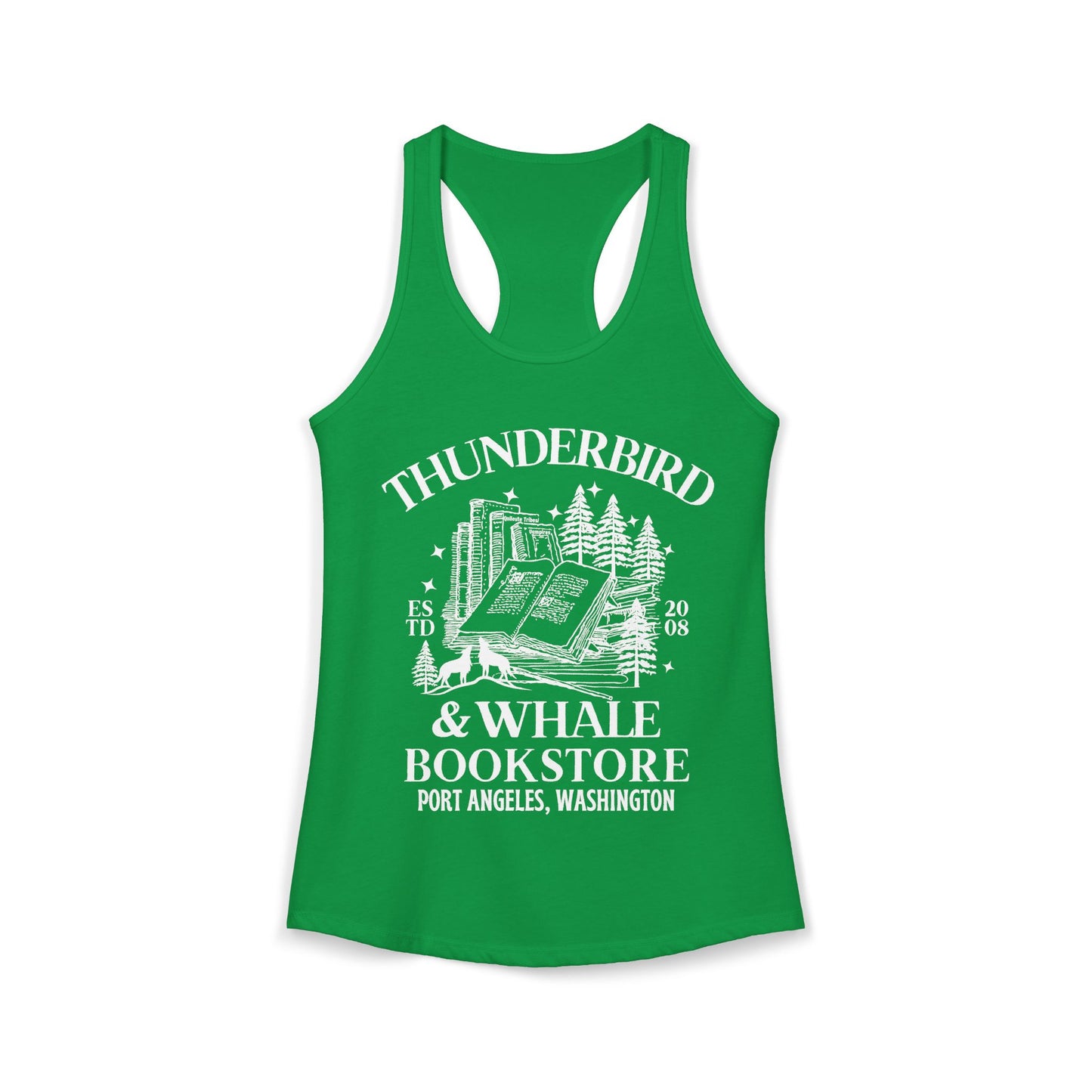 Thunderbird & Whale Bookstore Tank Top