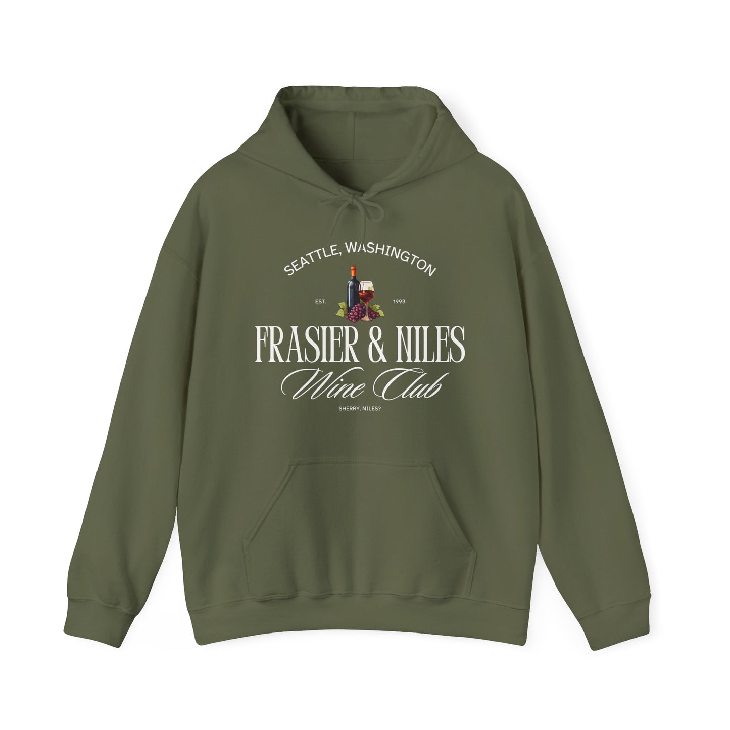 Niles and Frasier Wine Club Hoodie