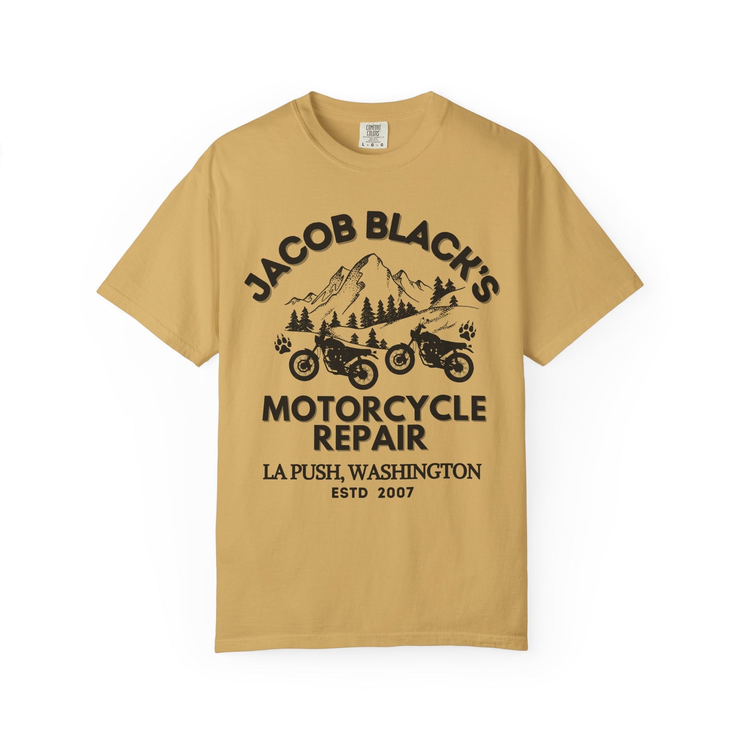 Comfort Colors® Jacob Black Motorcycle Repair Shirt