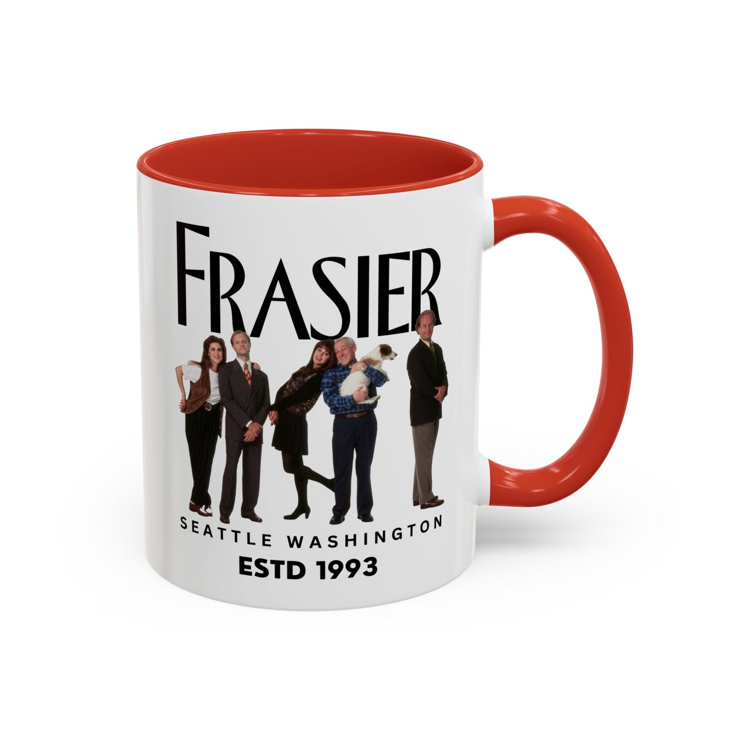 Radio Psychiatrist Coffee Mug Colored Handle 11oz