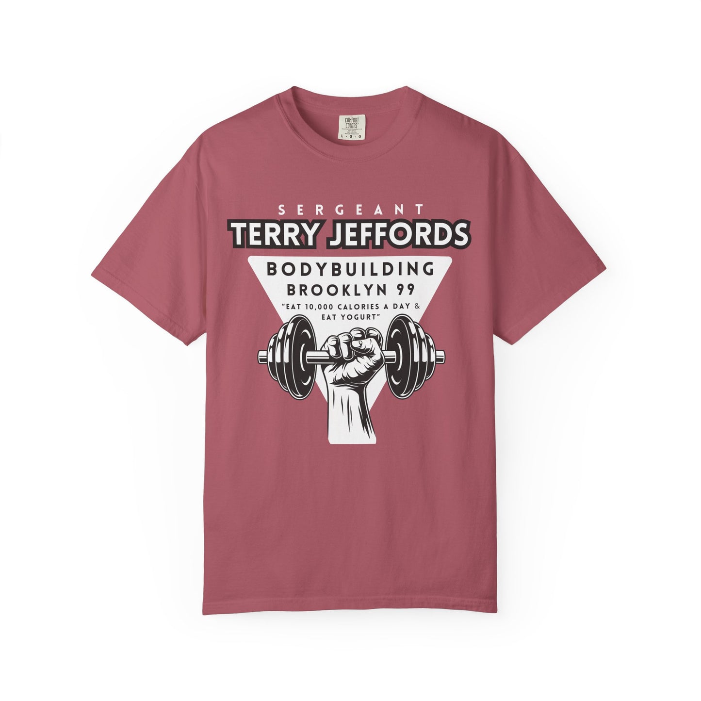 Brooklyn Nine-Nine TV Show - Comfort Colors® Sgt Jeffords Bodybuilding Shirt