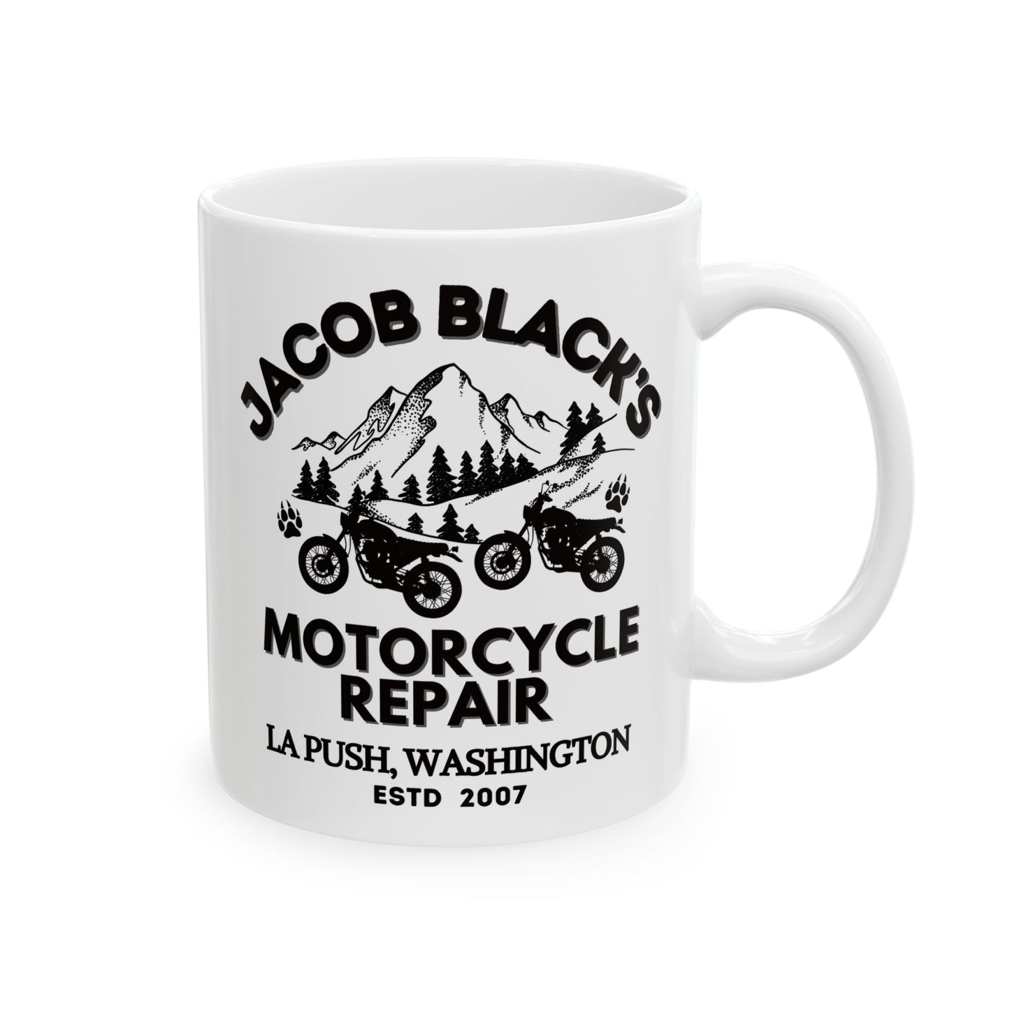 Jacob Black Motorcycle Repair Coffee Mug