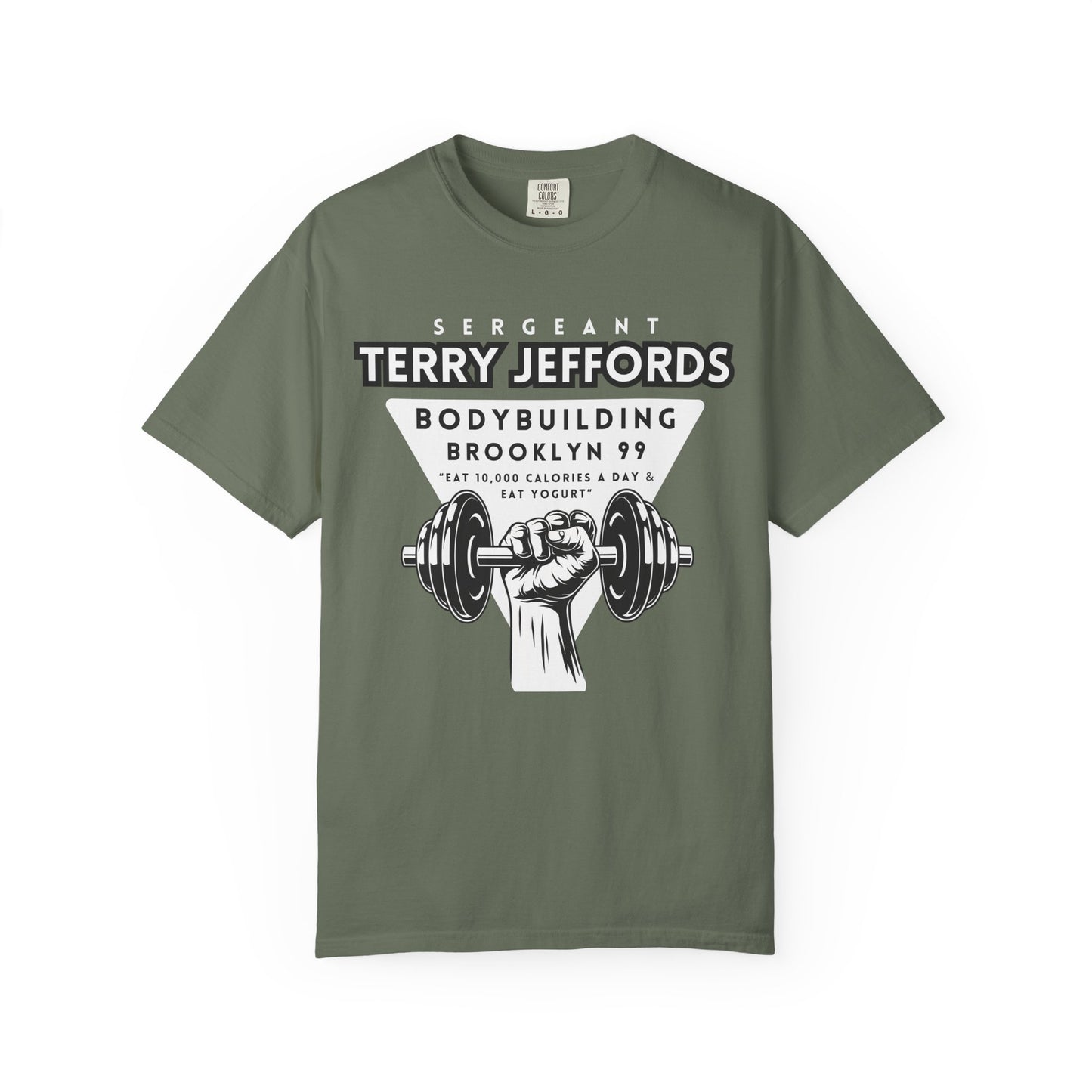 Brooklyn Nine-Nine TV Show - Comfort Colors® Sgt Jeffords Bodybuilding Shirt