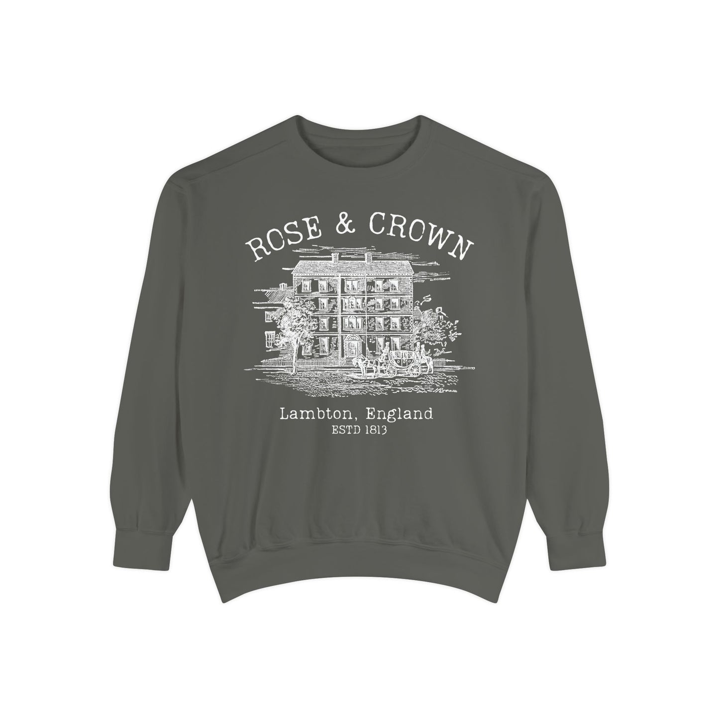 Comfort Colors® Rose and Crown Sweatshirt
