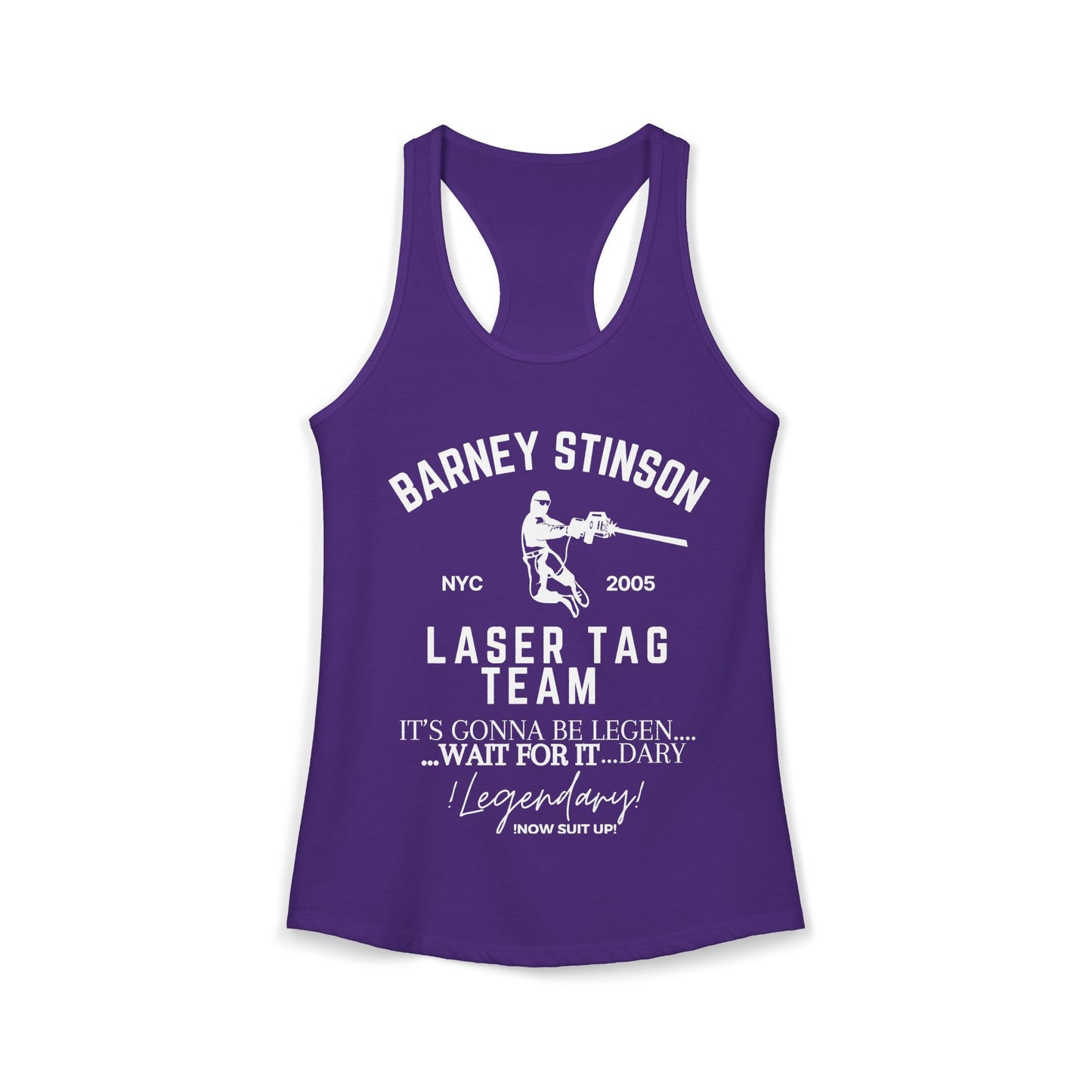 How I Met Your Mother TV Show - Barney Stinson Laser Tag Team Tank Top