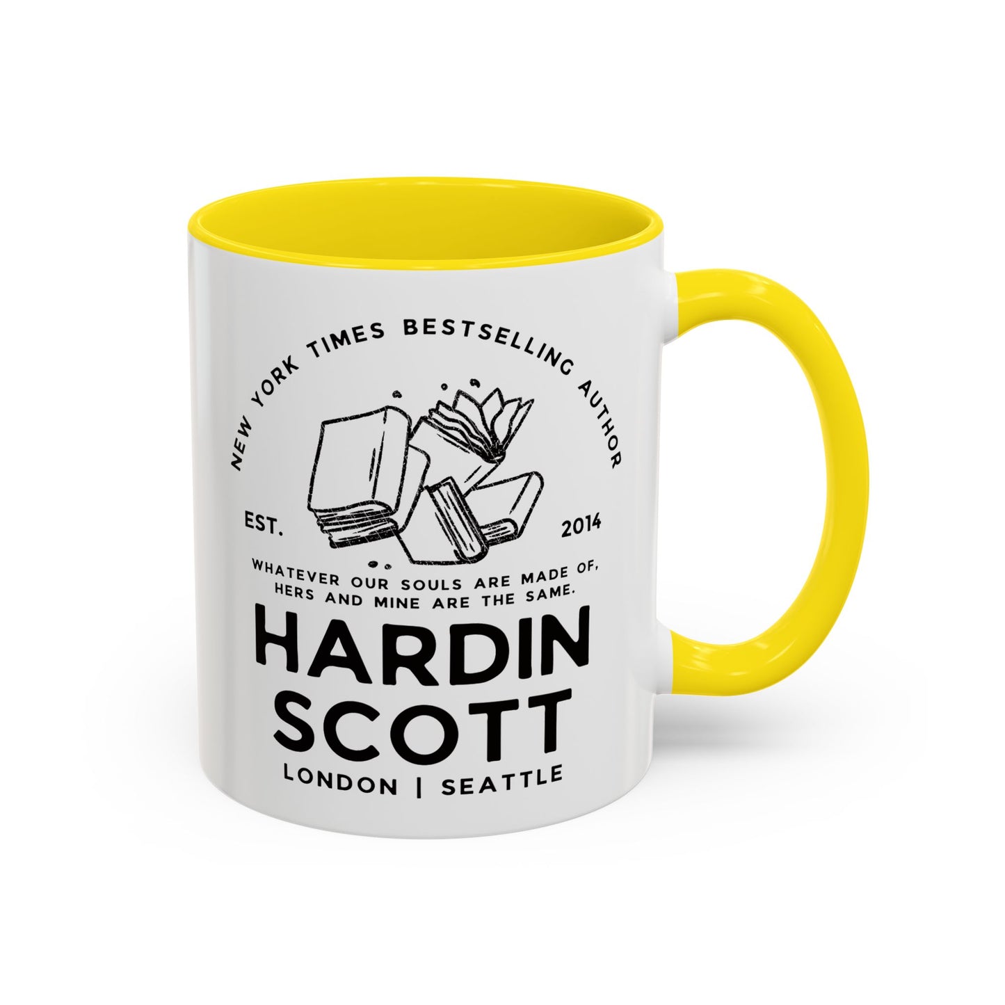Hardin Scott After Series Book Coffee Mug Colored Handle