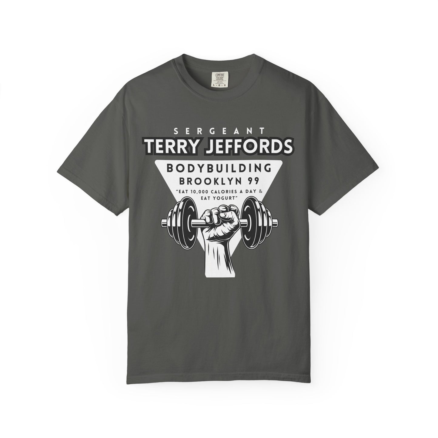 Brooklyn Nine-Nine TV Show - Comfort Colors® Sgt Jeffords Bodybuilding Shirt