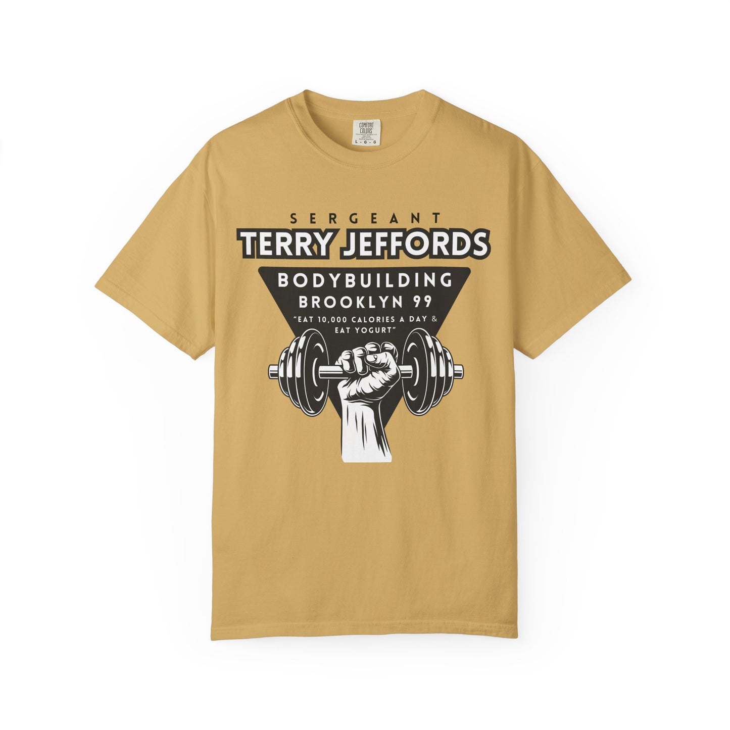 Brooklyn Nine-Nine TV Show - Comfort Colors® Sgt Jeffords Bodybuilding Shirt