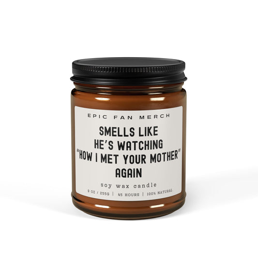 How I Met Your Mother TV Show - Scented Soy Candle Amber Jar