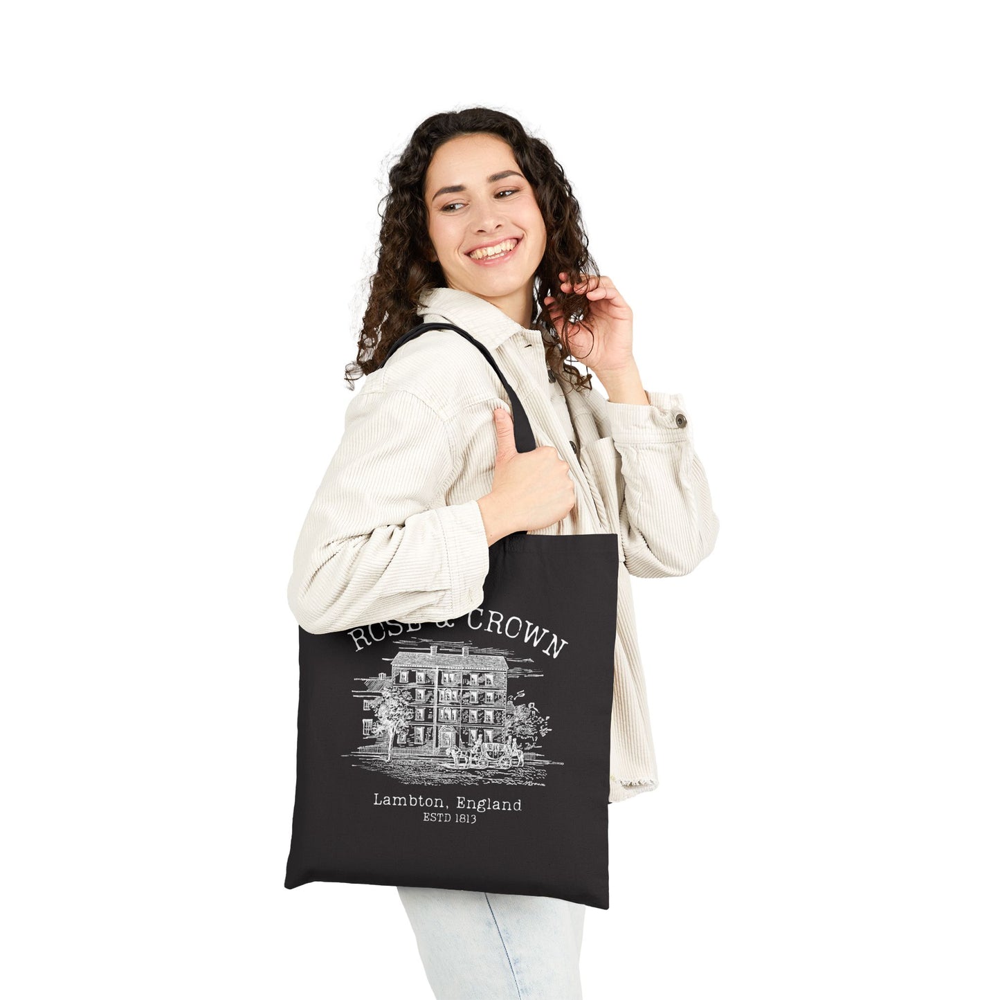 Rose and Crown Tote Bag