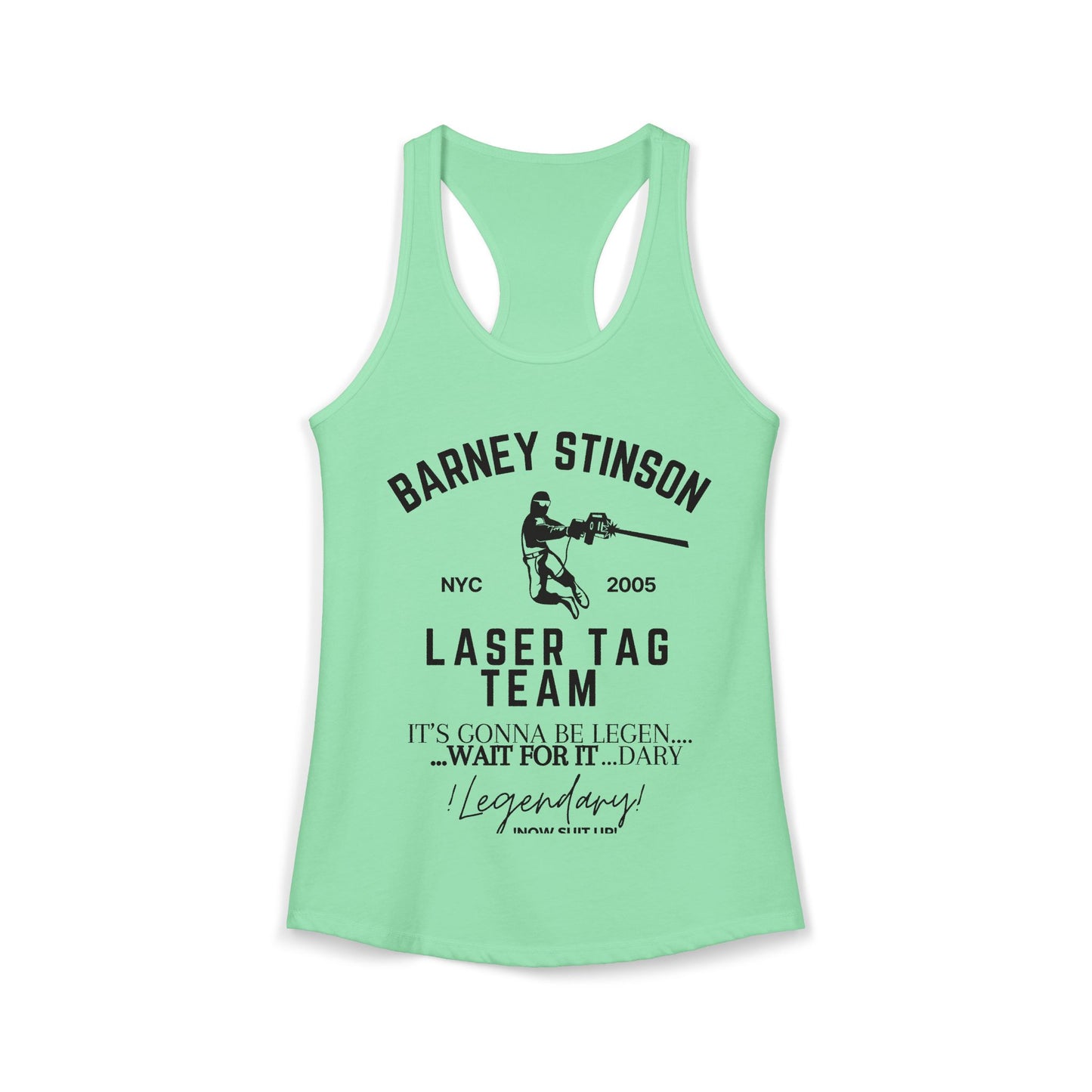 How I Met Your Mother TV Show - Barney Stinson Laser Tag Team Tank Top