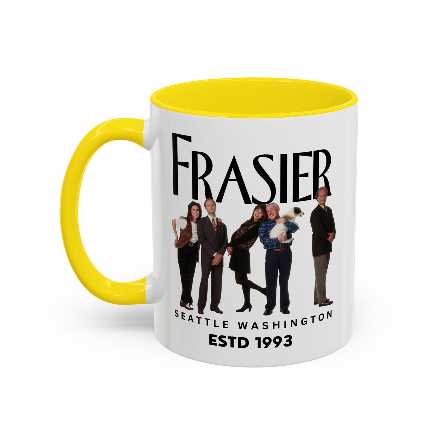 Radio Psychiatrist Coffee Mug Colored Handle 11oz