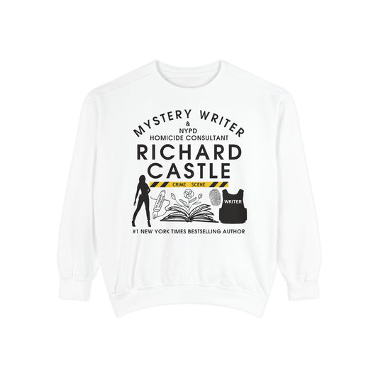 Castle TV Show - Richard Castle the Mystery Writer & Homicide Consultant - Comfort Colors® Sweatshirt