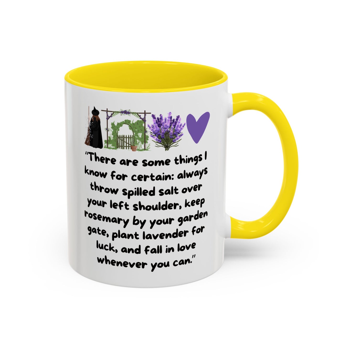 Owens Sisters Colored Handle Coffee Mug
