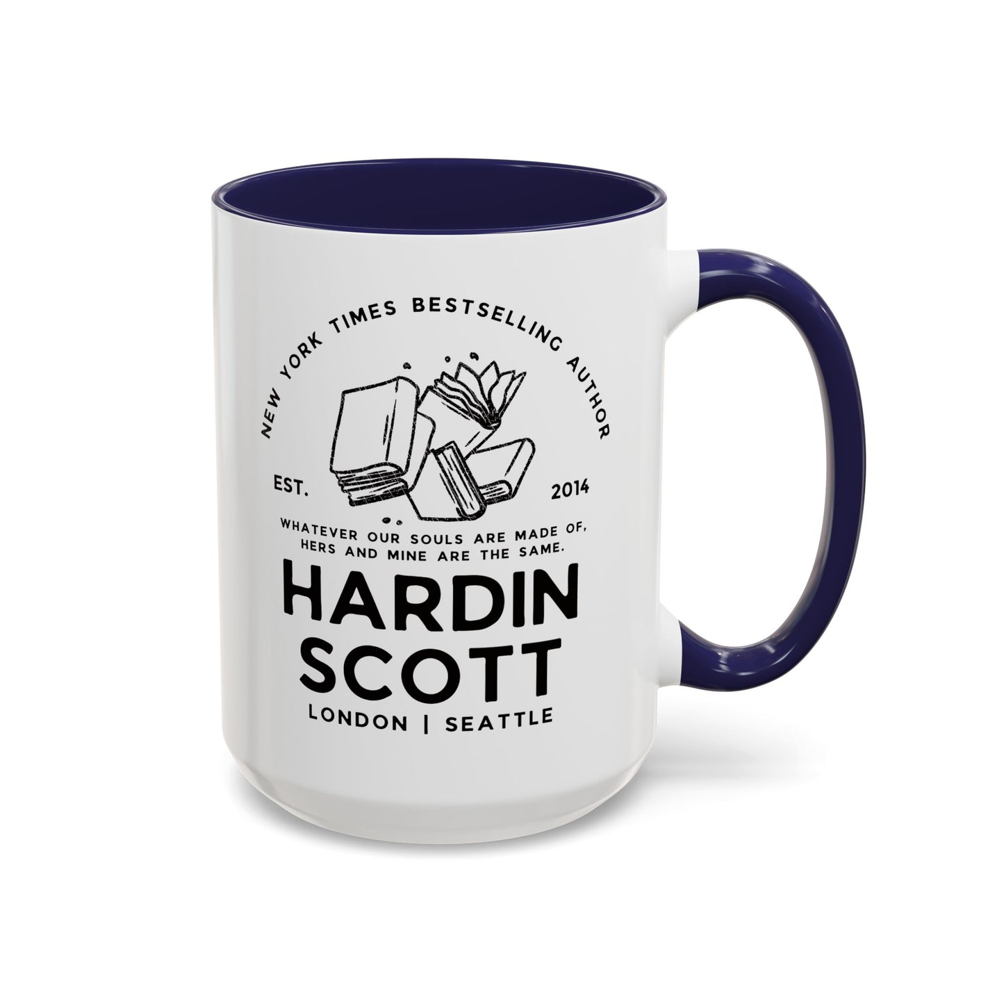 Hardin Scott After Series Book Coffee Mug Colored Handle