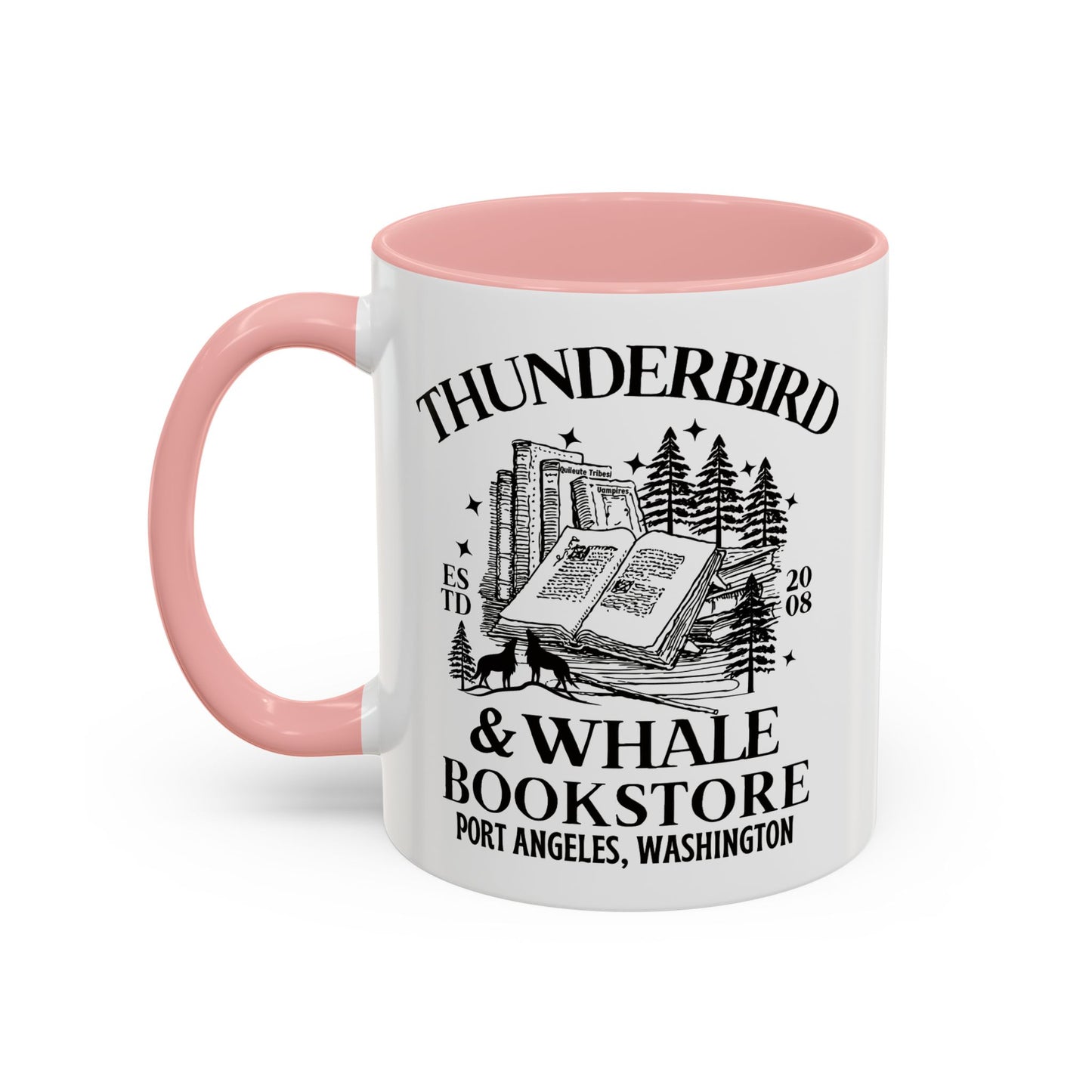 Thunderbird & Whale bookstore Coffee Mug