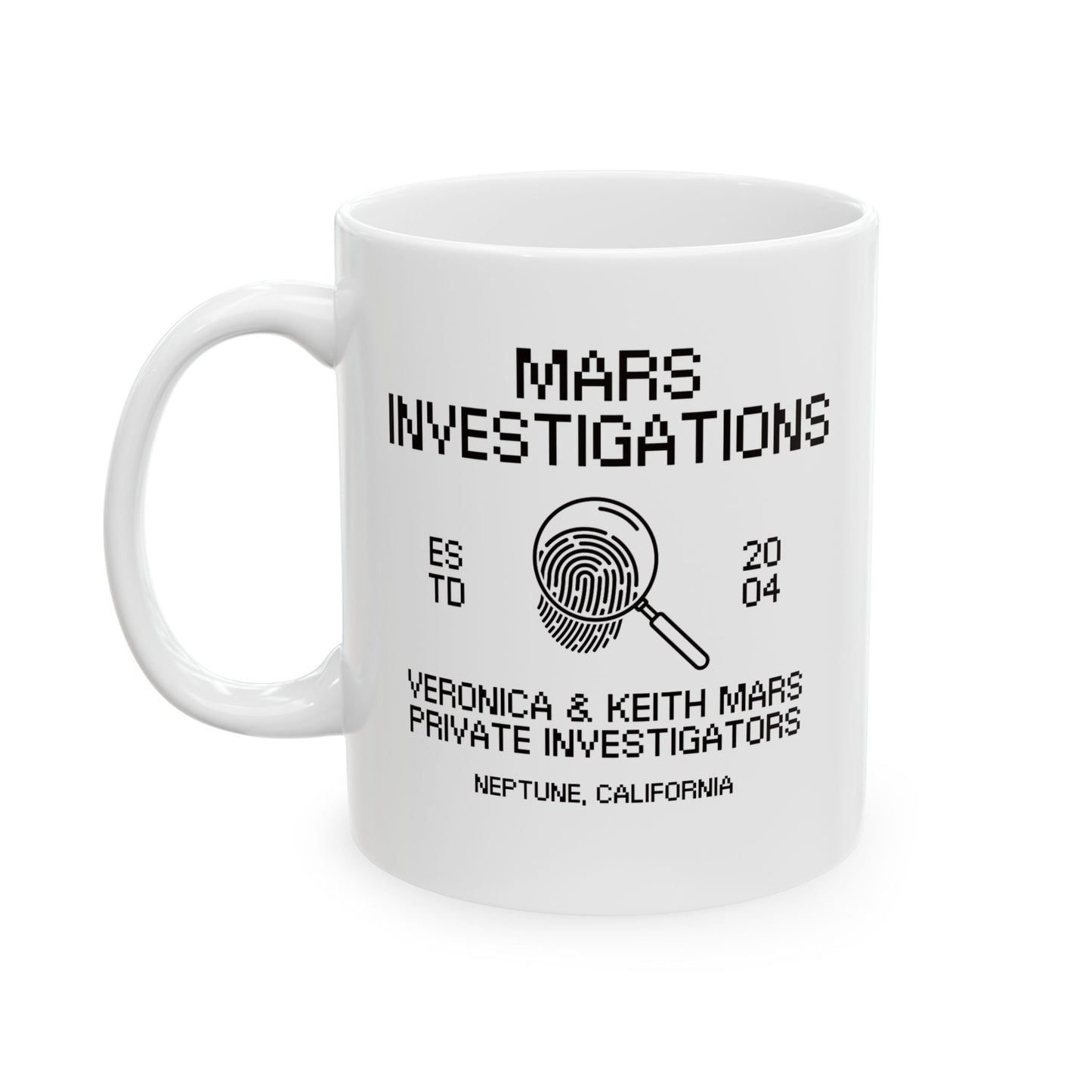 Veronica Mars TV Show - Mars Investigations Coffee Mug