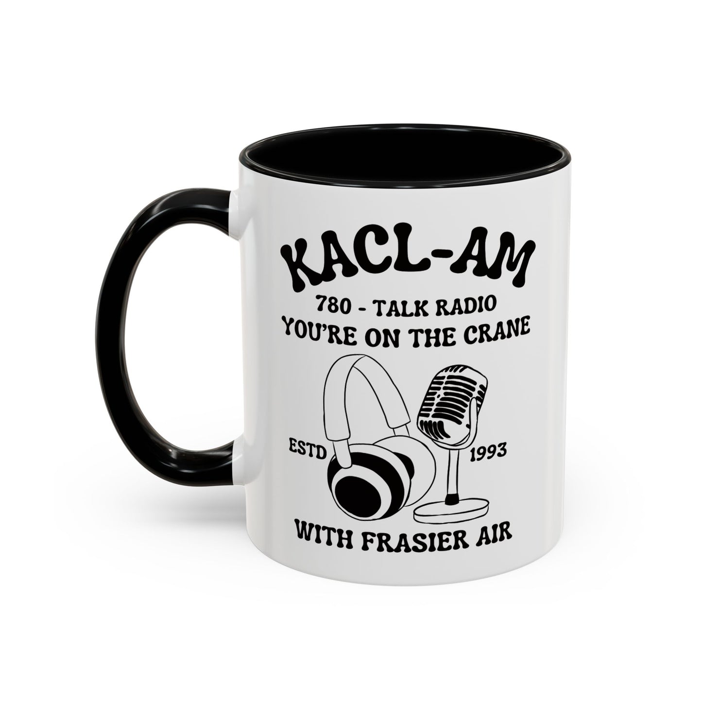 KACL-AM Coffee Mug Colored Handle 11oz