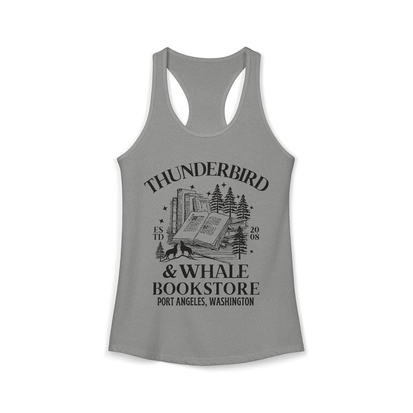 Thunderbird & Whale Bookstore Tank Top