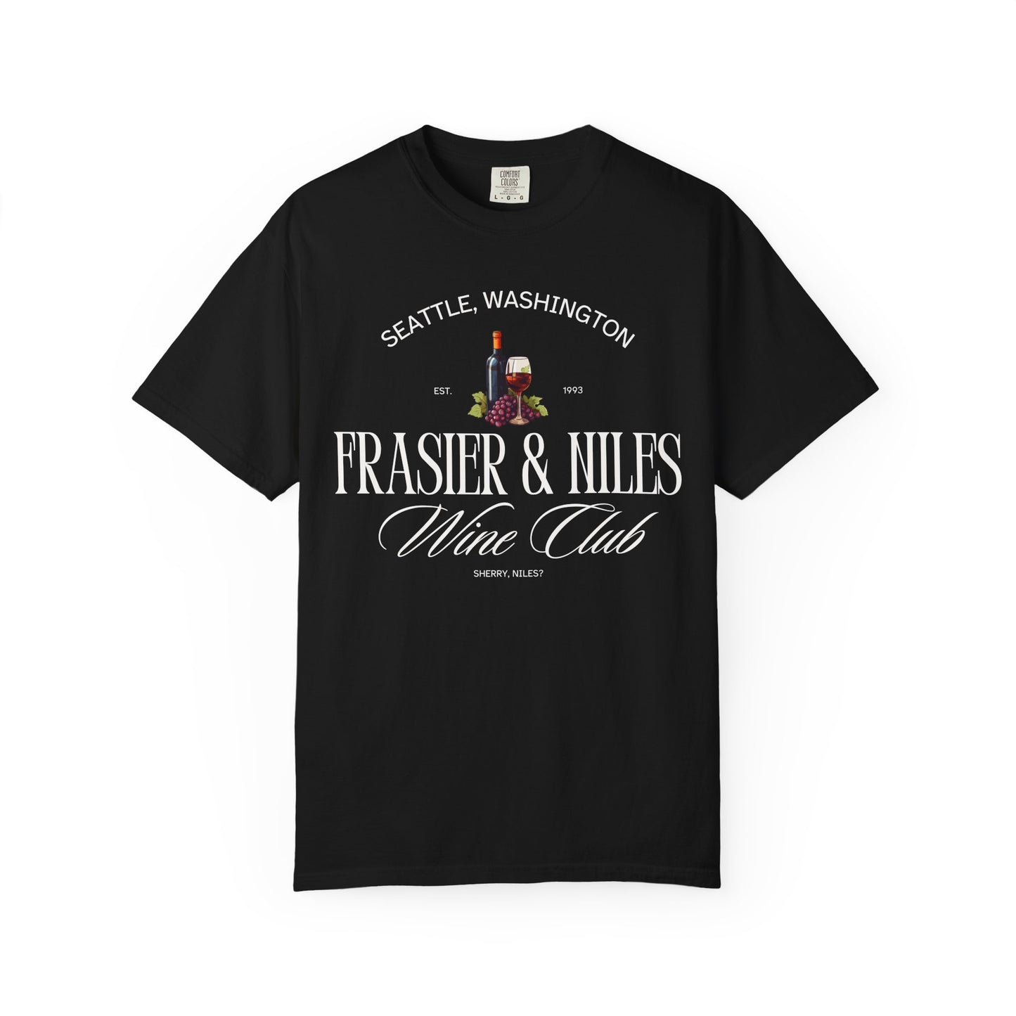 Comfort Colors® Frasier & Niles Wine Club Shirt