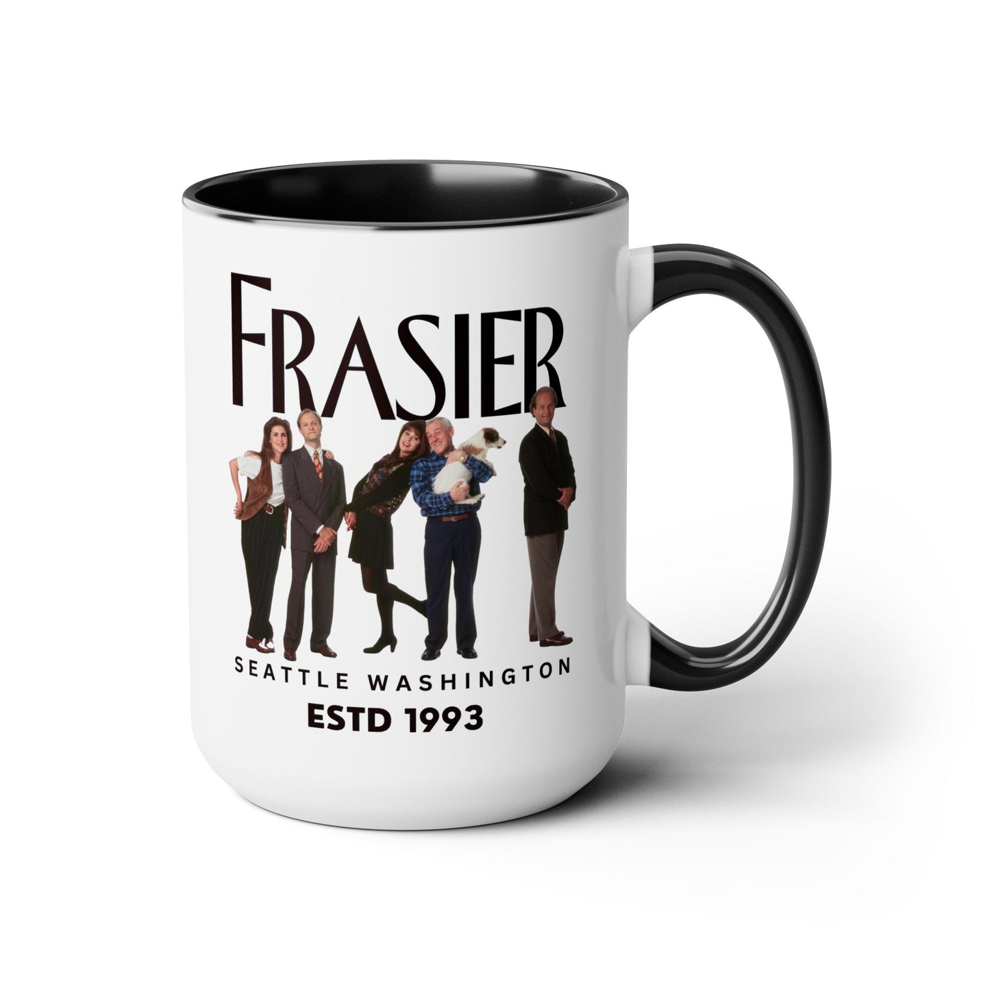 Radio Psychiatrist Coffee Mug Colored Handle 15oz