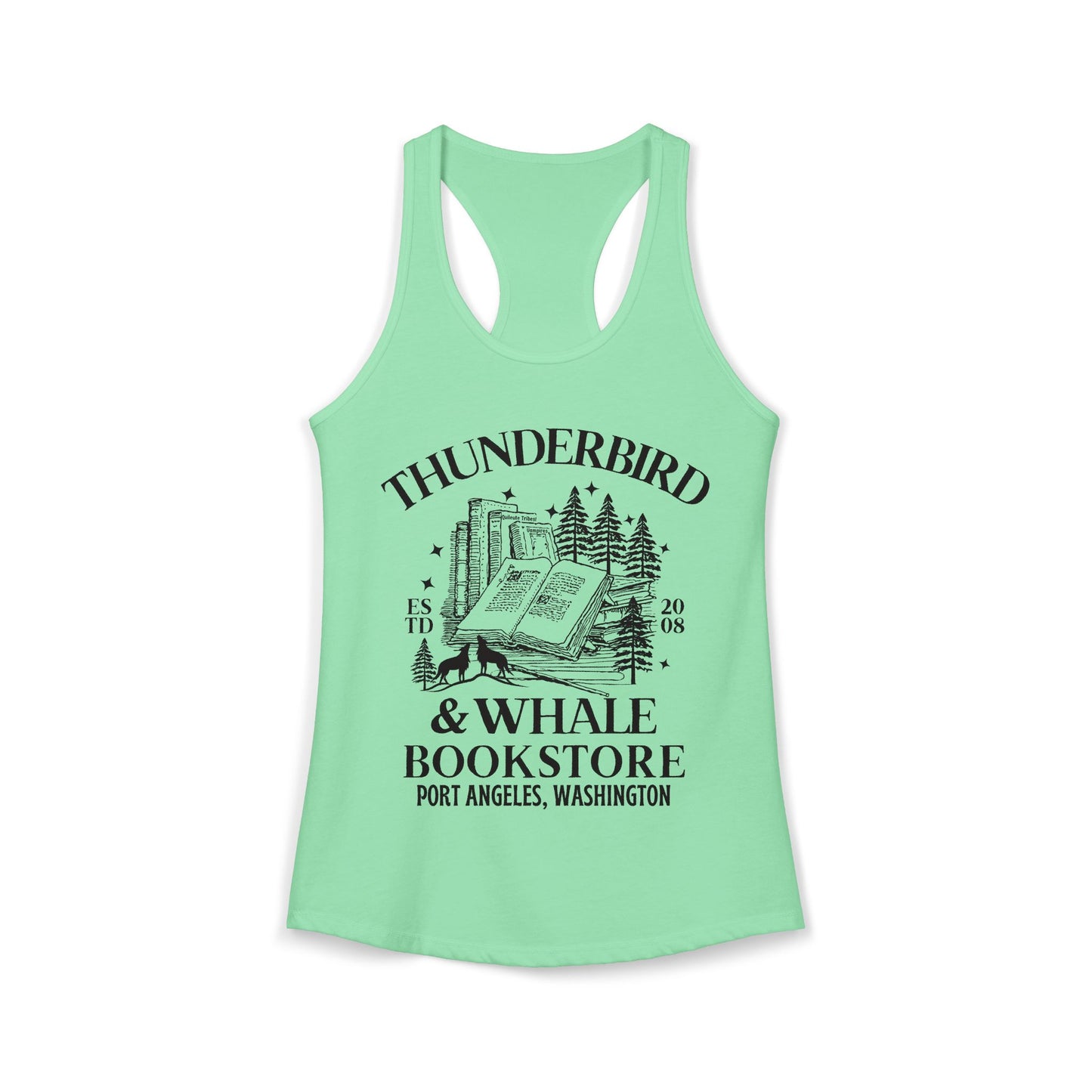 Thunderbird & Whale Bookstore Tank Top