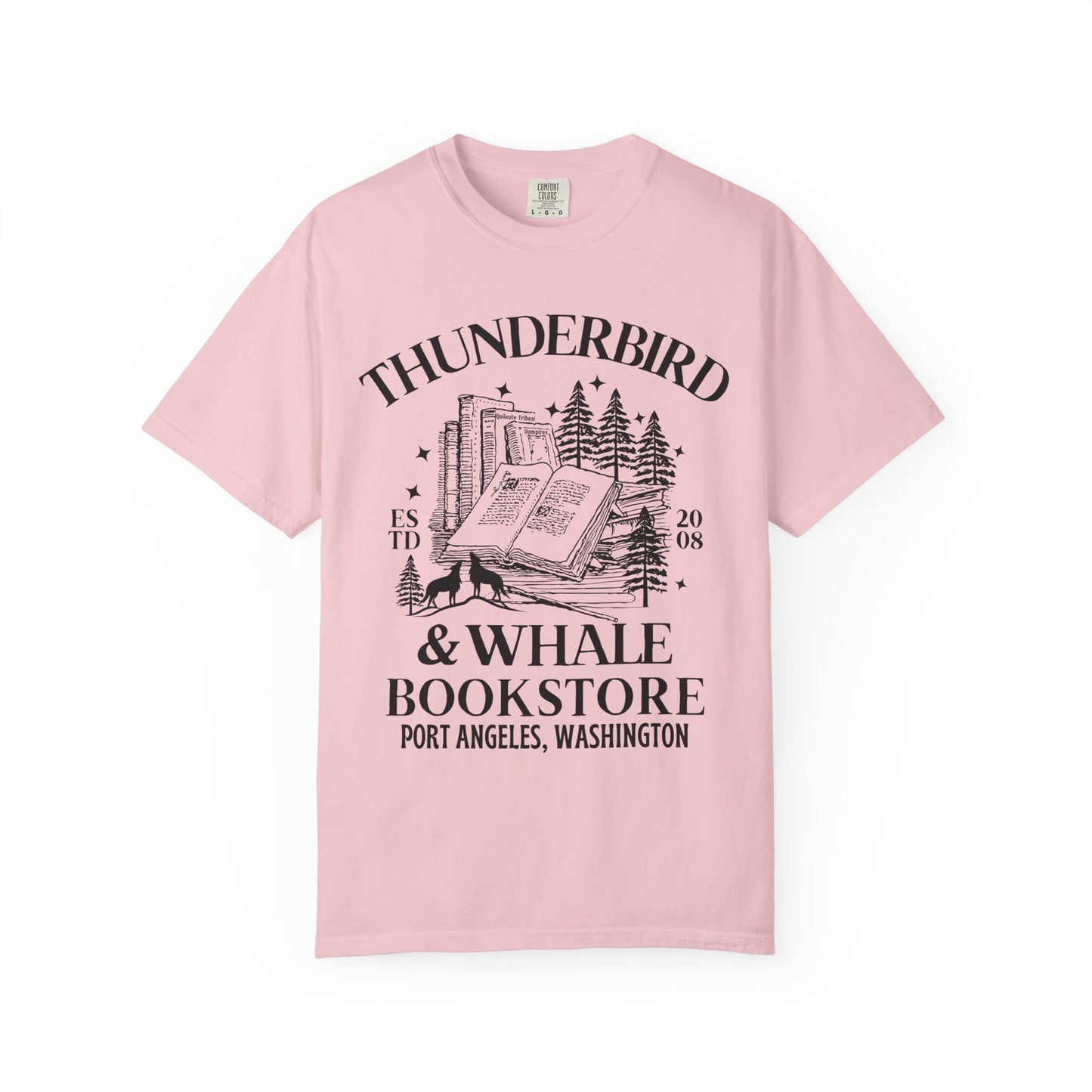 Comfort Colors® Thunderbird & Whale Bookstore Shirt