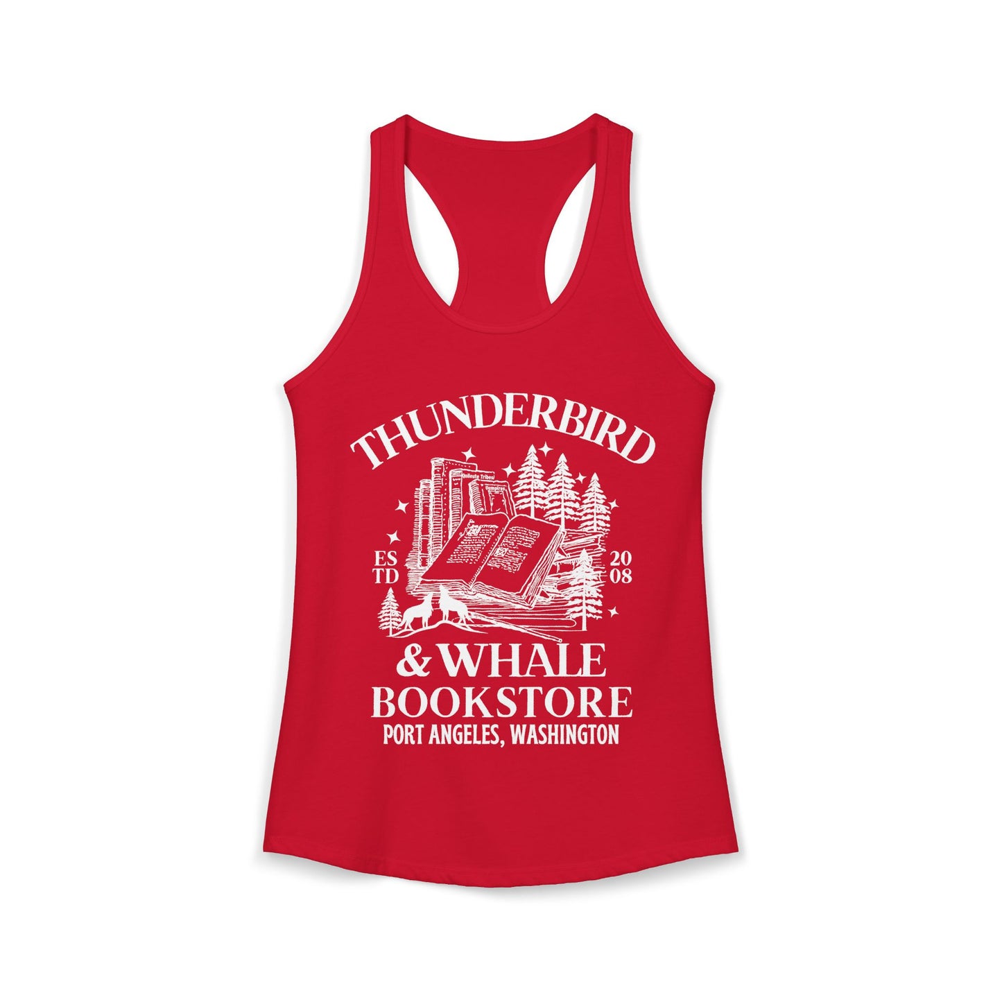 Thunderbird & Whale Bookstore Tank Top