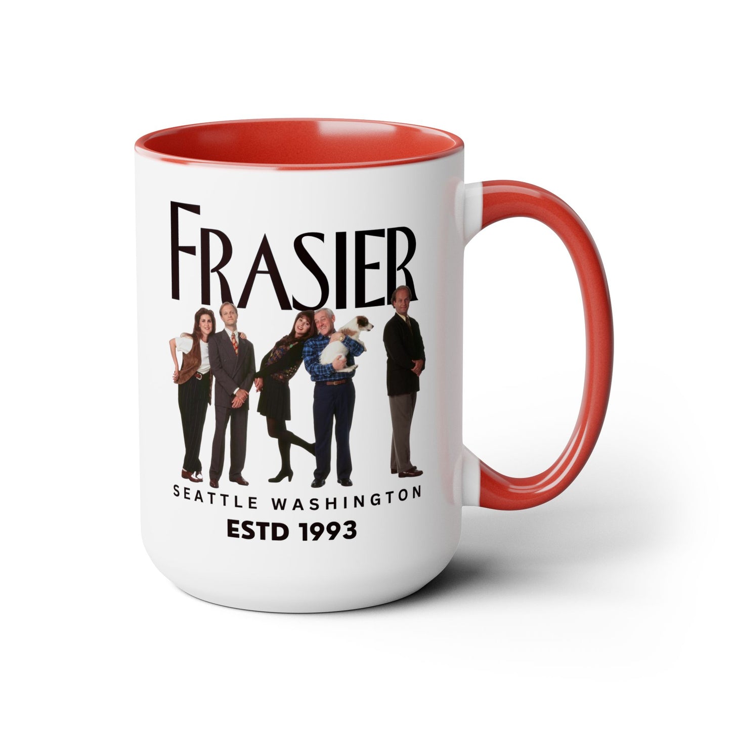 Radio Psychiatrist Coffee Mug Colored Handle 15oz