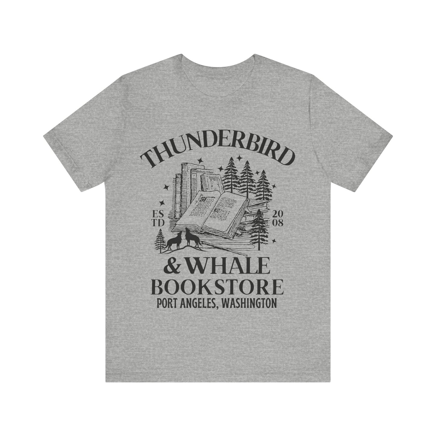 Thunderbird & Whale Bookstore Shirt