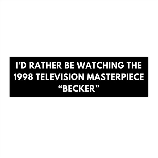 Becker TV Show Sticker - Dr Becker Sticker