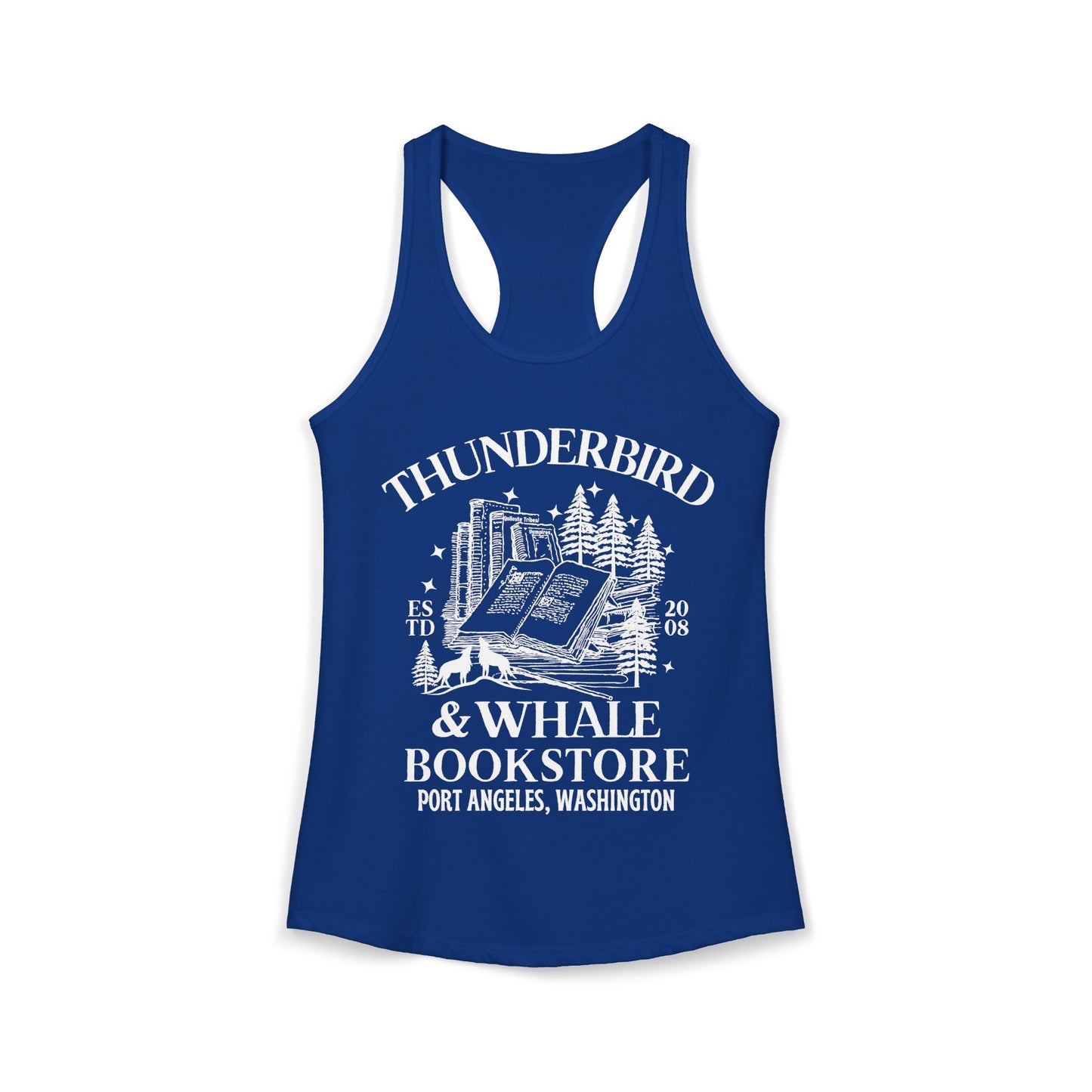 Thunderbird & Whale Bookstore Tank Top