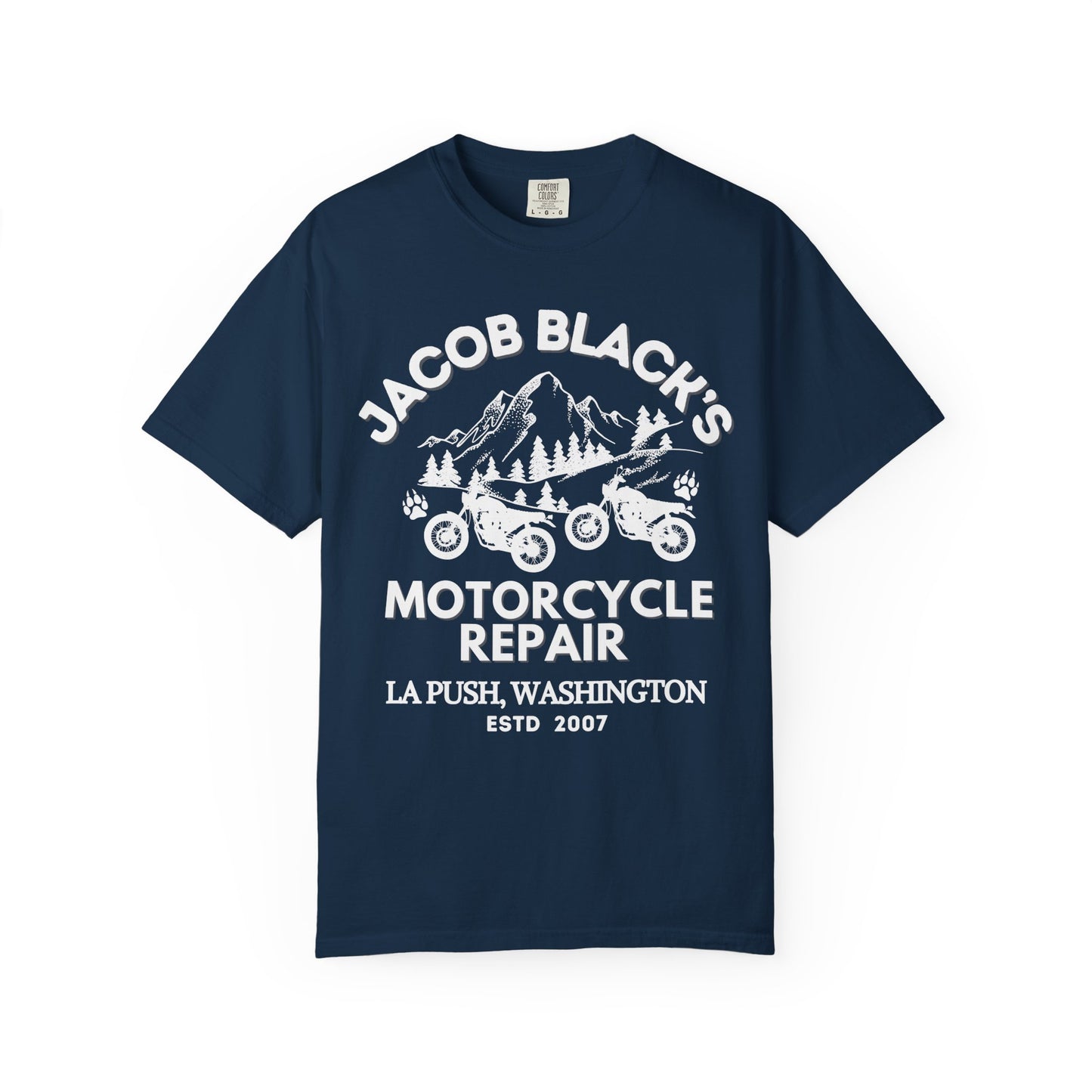 Comfort Colors® Jacob Black Motorcycle Repair Shirt