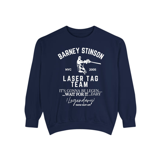 How I Met Your Mother TV Show - Barney Stinson Laser Tag Team - Comfort Colors® Sweatshirt