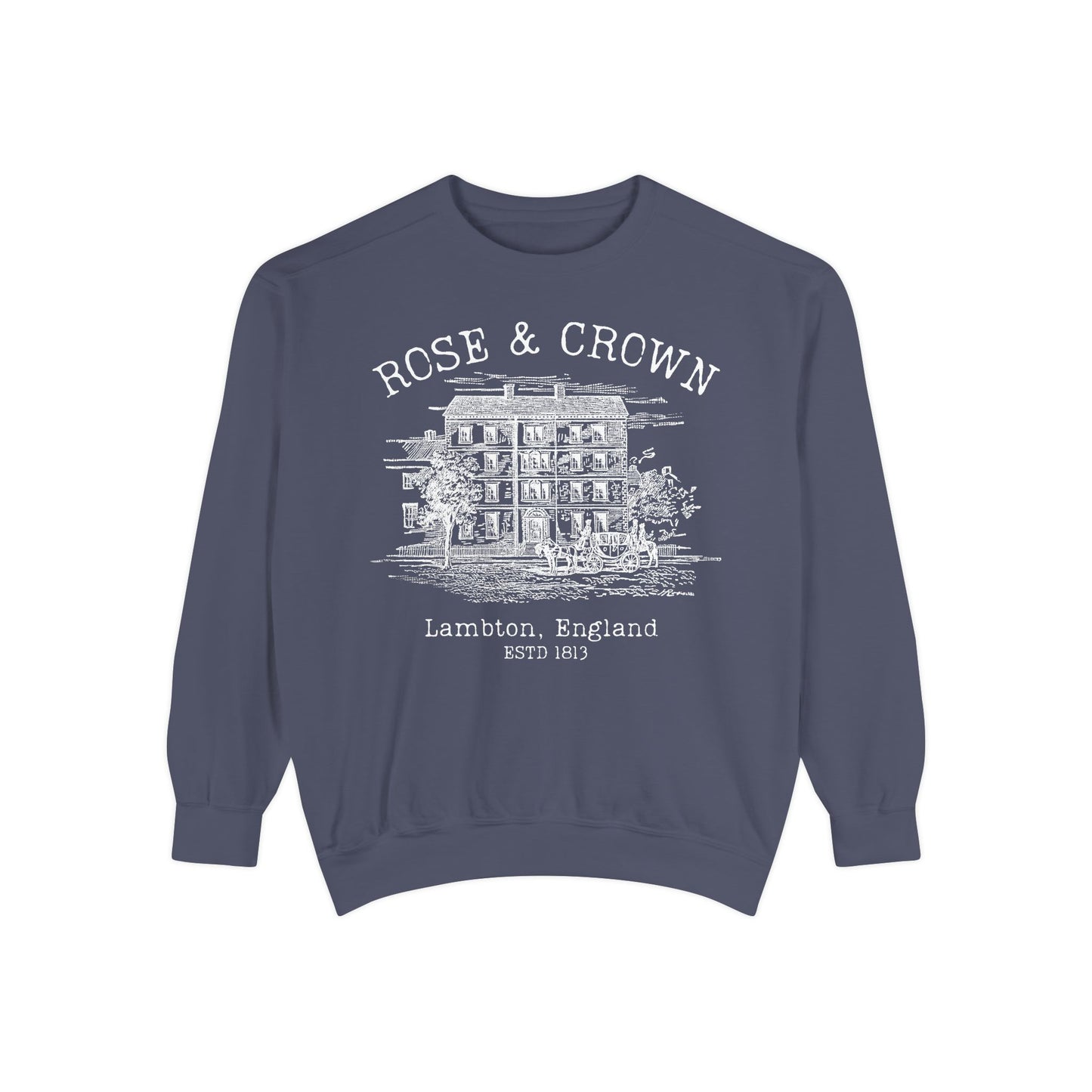 Comfort Colors® Rose and Crown Sweatshirt