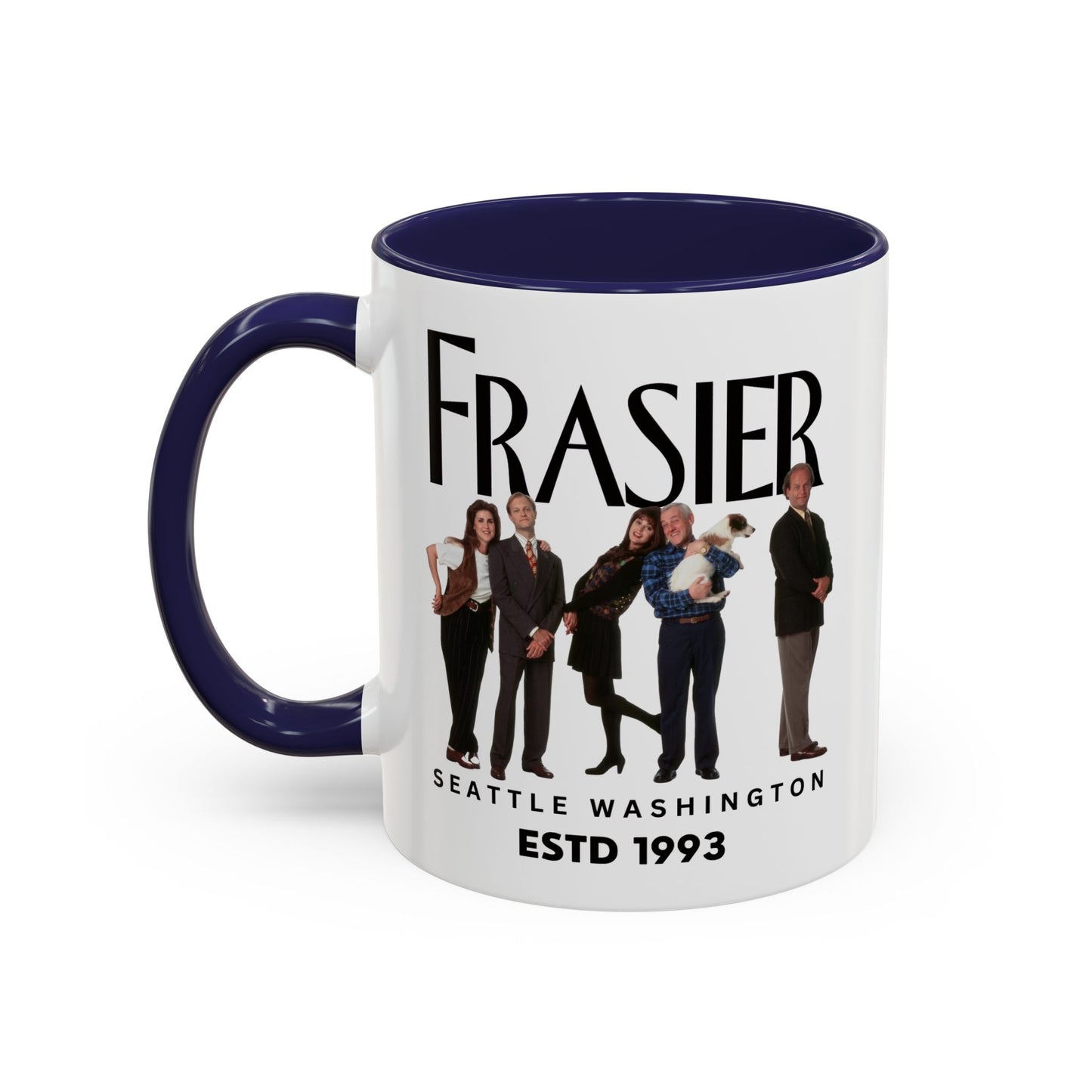 Radio Psychiatrist Coffee Mug Colored Handle 11oz