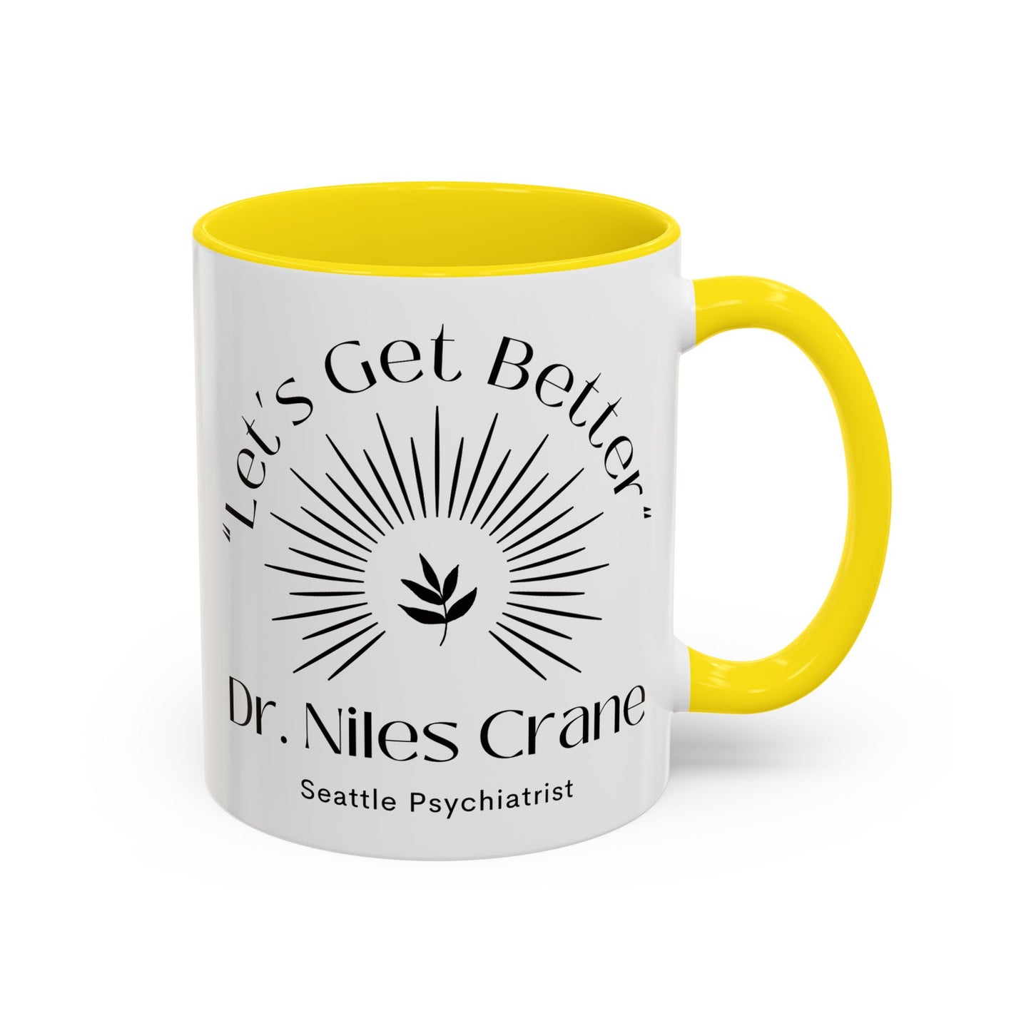 Dr Crane Coffee Mug Colored Handle