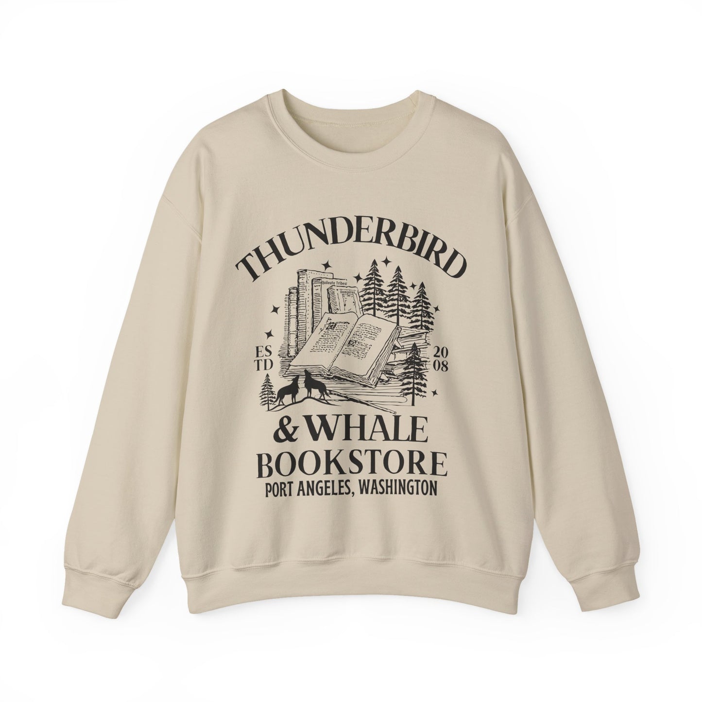 Thunderbird & Whale Bookstore Sweatshirt